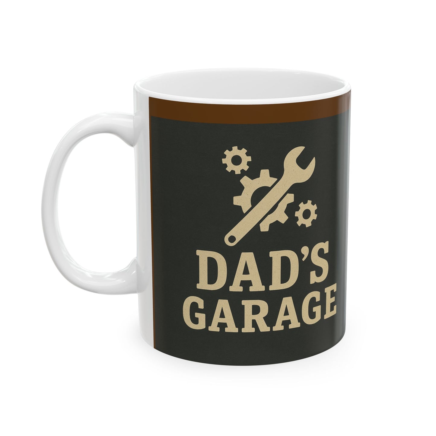 Dad's Garage Ceramic Mug - Perfect Gift for Father's Day, Dad's Birthday, Coffee Lovers, Personalize Your Drinkware, Home & Office Decor