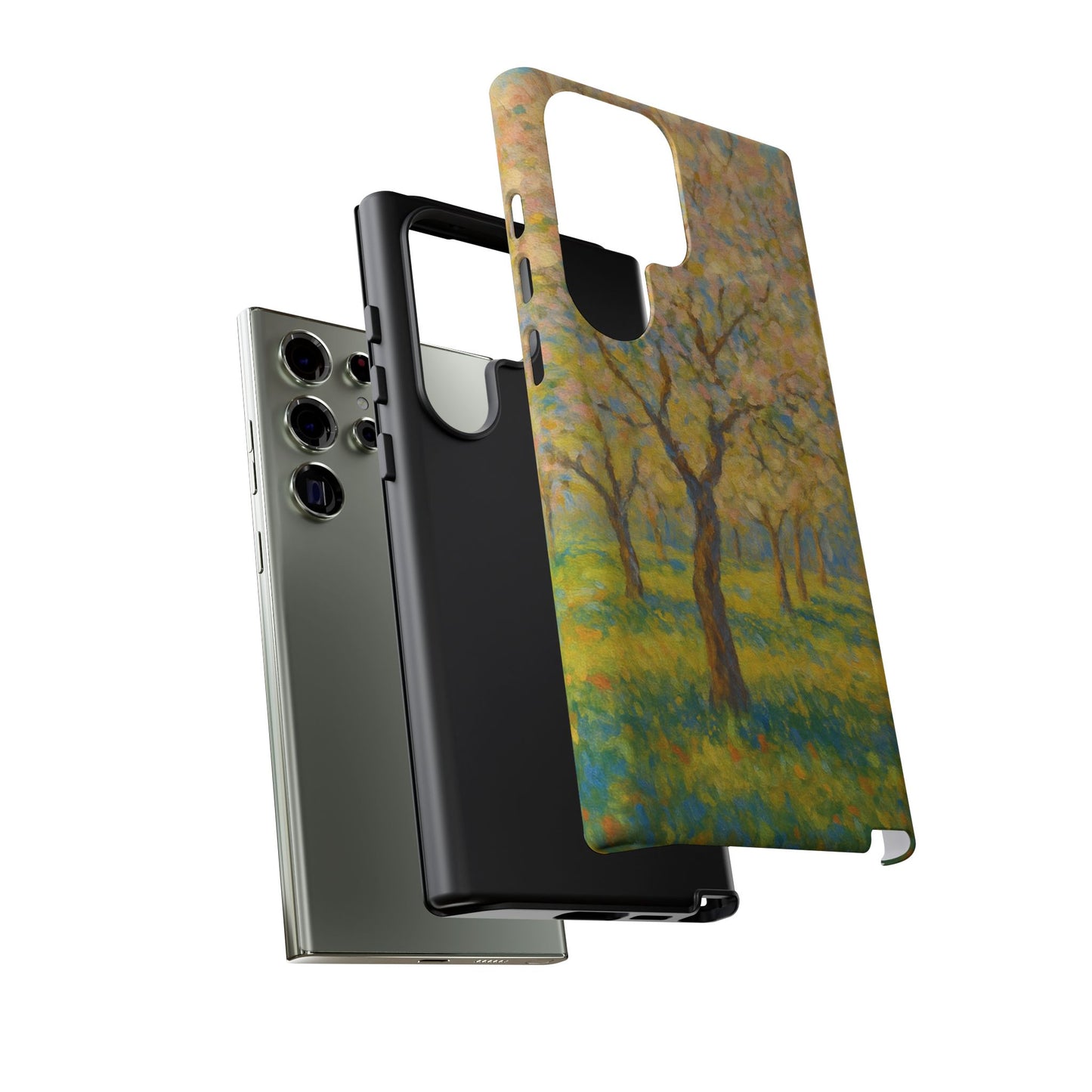 Artistic Phone Case, Tough Phone Case, Flower Tree Case, Spring Decor, Unique Phone Cover, Nature Lover Gift