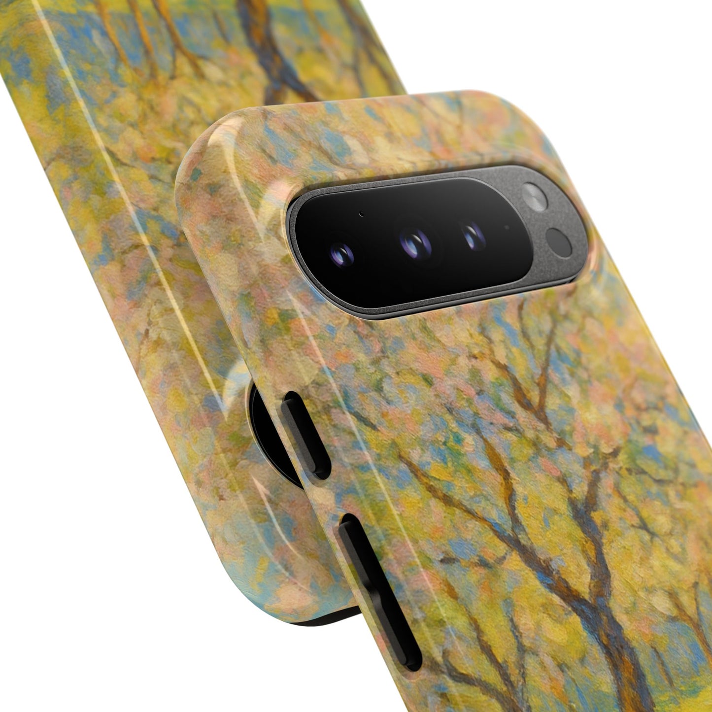 Artistic Phone Case, Tough Phone Case, Flower Tree Case, Spring Decor, Unique Phone Cover, Nature Lover Gift