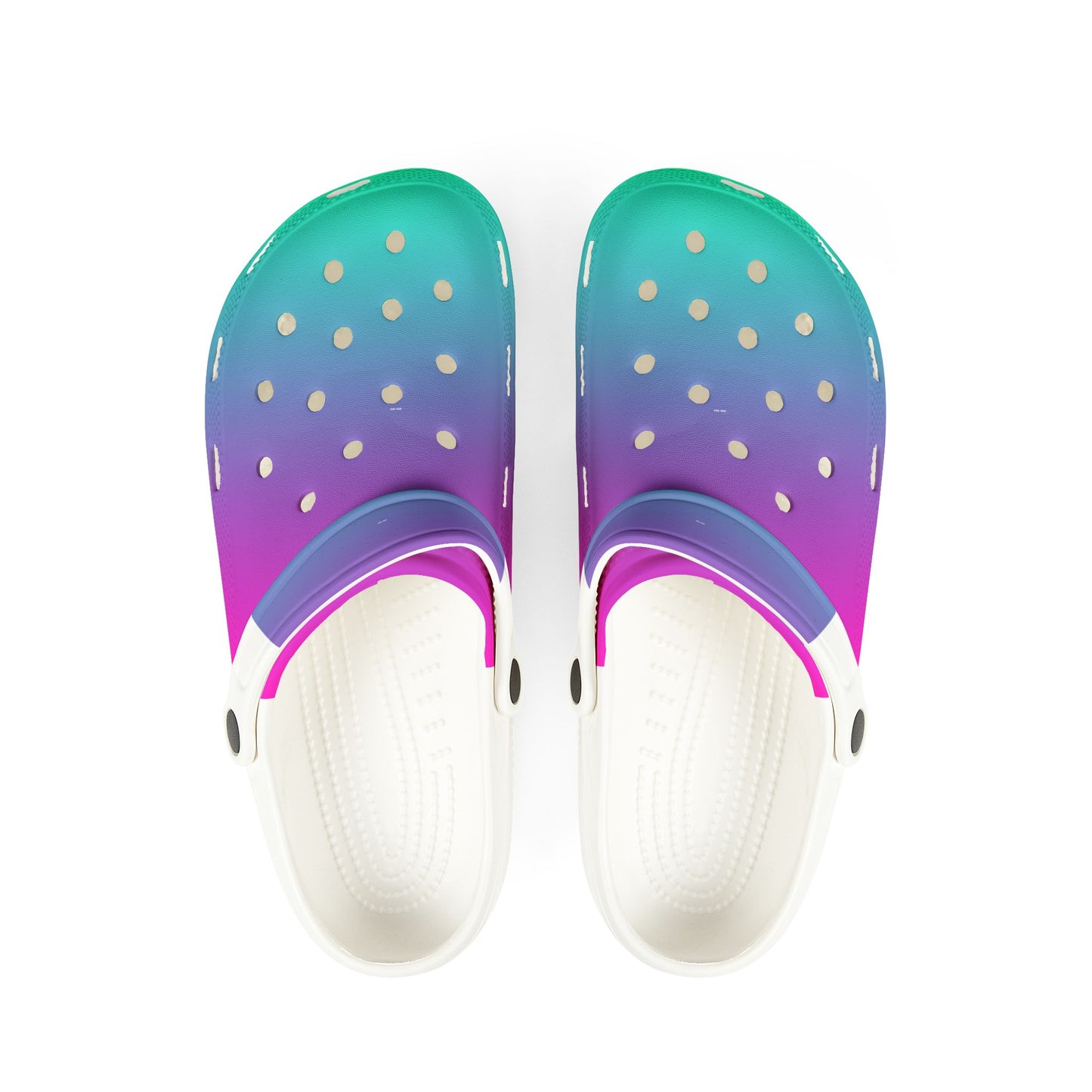 Vibrant AOP EVA Foam Clogs, Trendy Slip-On Shoes for Summer, Beachwear Footwear, Colorful Casual Footwear, Unique Summer Gift
