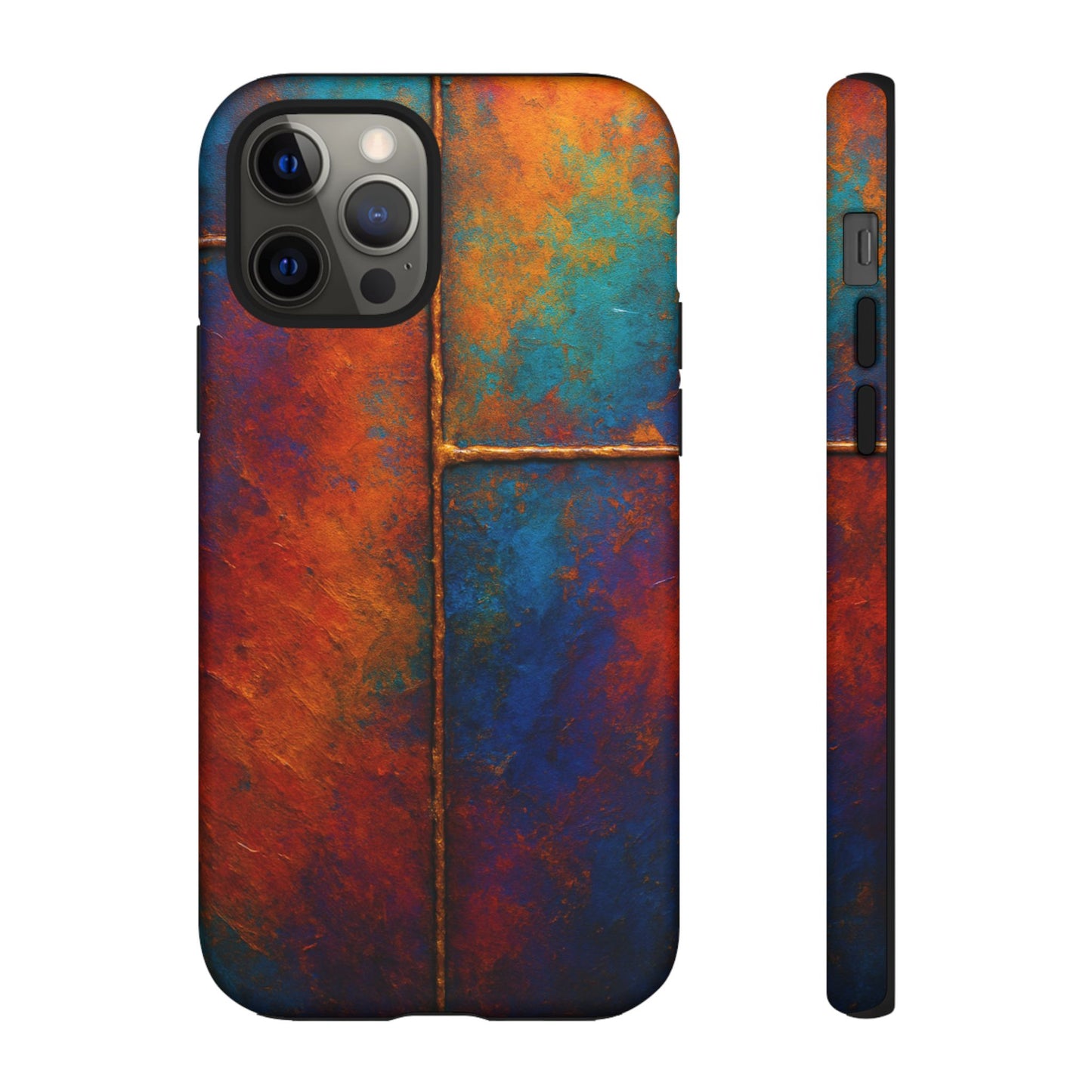 Colorful Artistic Phone Case, Tough Cases, Vibrant Phone Cover, Protective Case, Unique Gift for Art Lovers, Birthday Gift