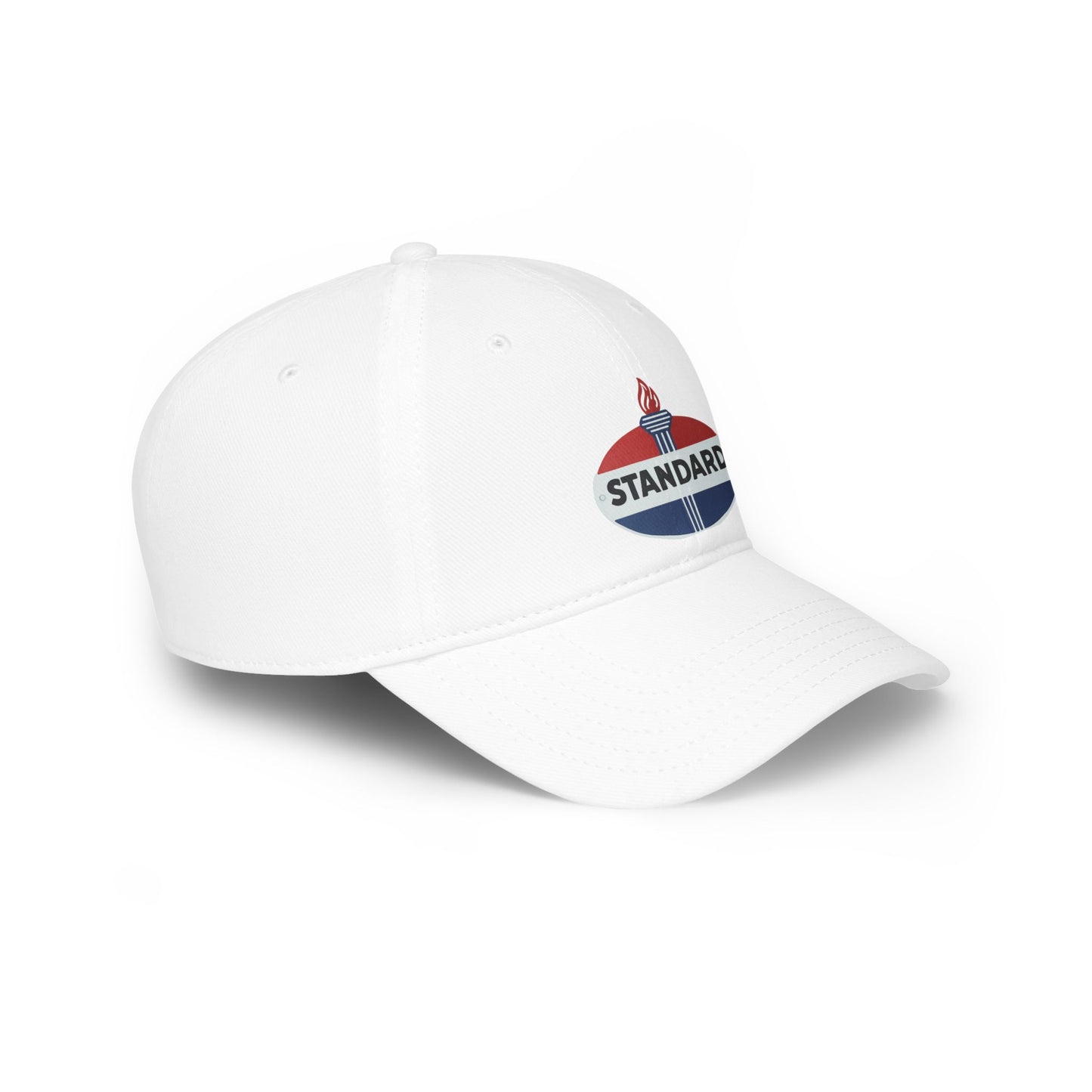 Vintage Style Low Profile Baseball Cap with Standard Logo, Perfect for Casual Outings, Cap Gift, Summer Hat, Outdoor Activities