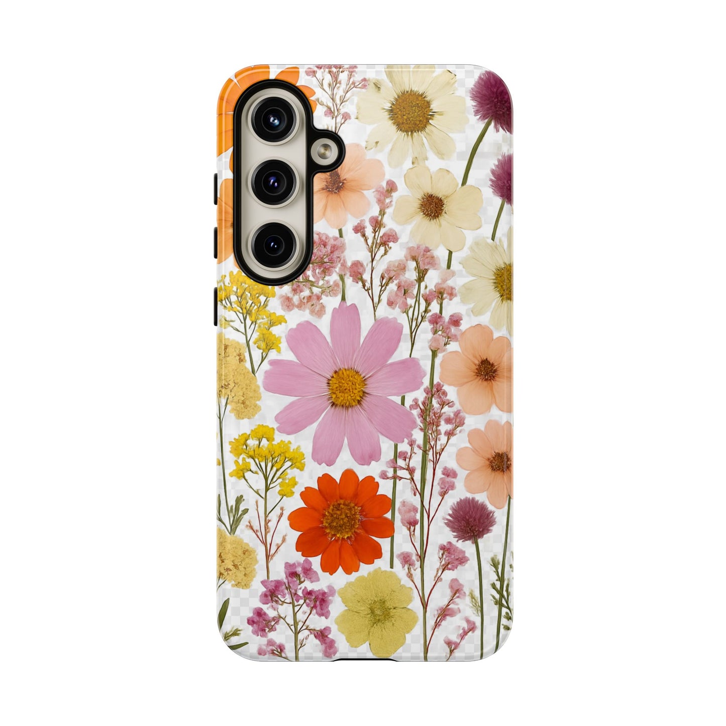Floral Phone Case - Tough Cases, Stylish Protective Cover, Flower Design, Trendy Gift, Nature Lover Accessory, DRIED FLOWERS