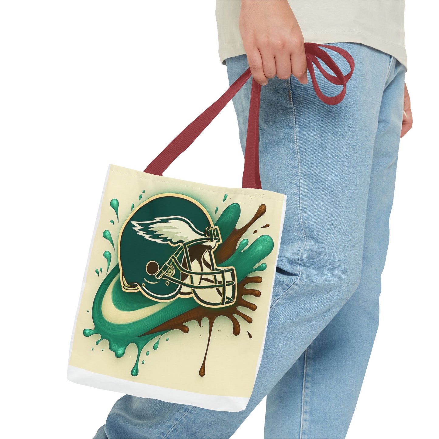 Sports-Themed Tote Bag for Fans | Unique Gift for Game Day, Eco-Friendly Shopping, Beach, Travel, and Everyday Use