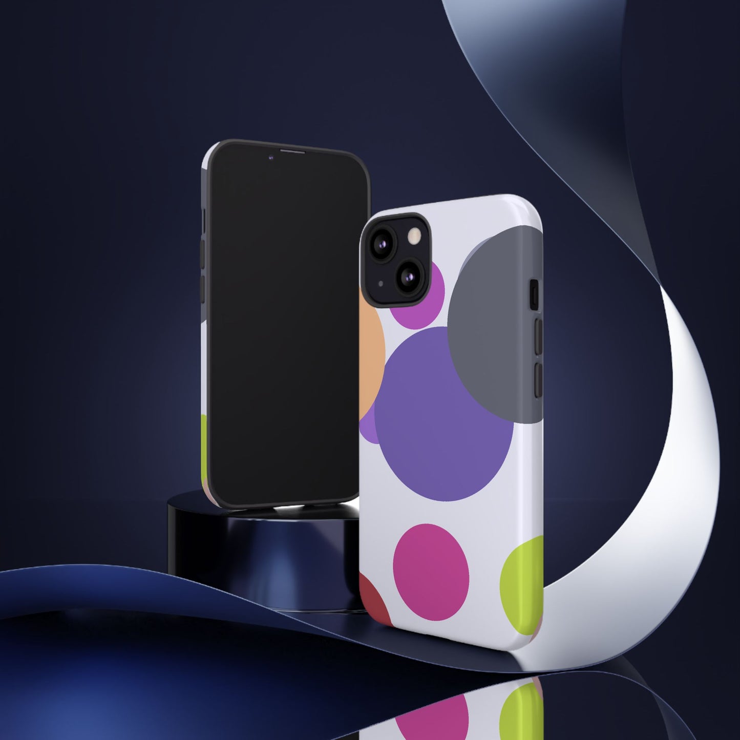 Colorful Geometric Phone Case, Bold Protective Cover for iPhone, Unique Gift for Trendy Teens, Fun Customizable Cases, Modern Design