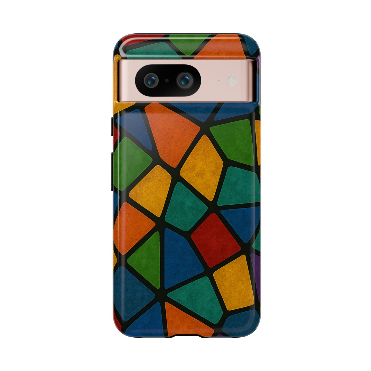Colorful Mosaic Phone Case, Tough Cell Phone Cover, Vibrant Smartphone Protector, Unique Gift for Weddings, Birthday, Holidays