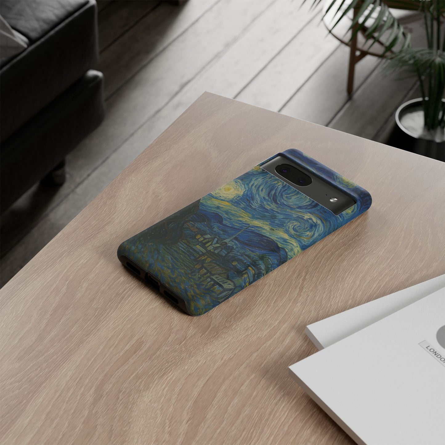 Starry Night Phone Case, Artistic Cell Phone Cover, Gift for Art Lovers, Unique Phone Accessory, Birthday Gift for Him/Her, Tough Cases