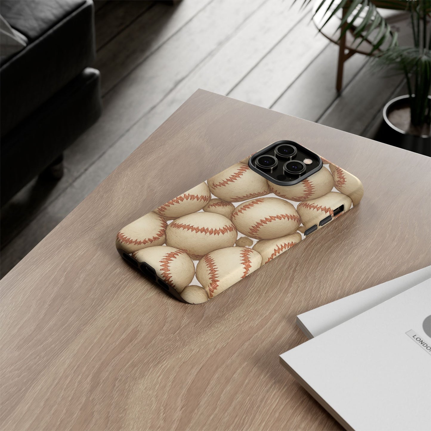 Baseball Phone Case, Tough Cases for Sports Fans, Custom iPhone Cover, Unique Gift for Baseball Lovers, Durable Protection