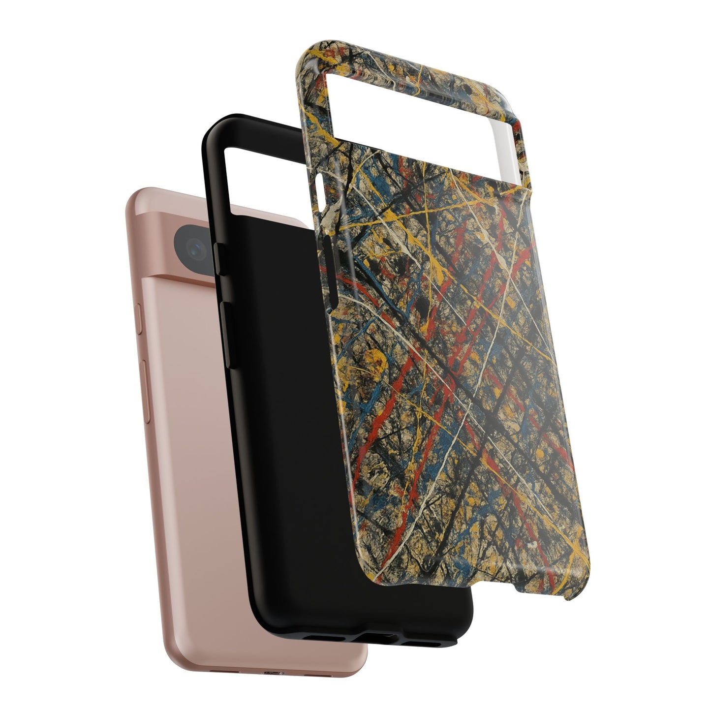 Tough Cases Phone Case - Bold Abstract Design, Stylish Mobile Cover, Unique Gift for Him/Her, Durable Accessory, Trendy Protection