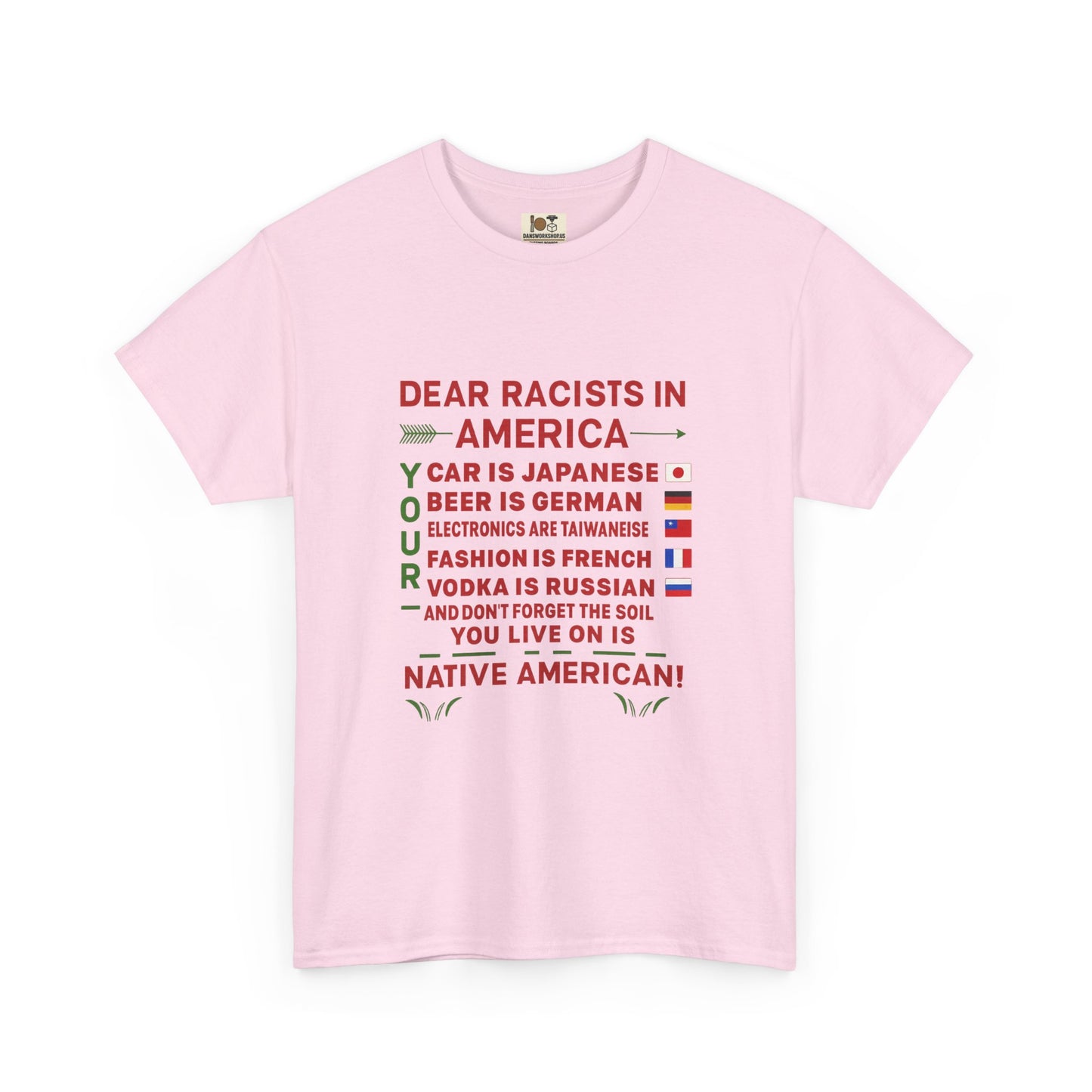 Cultural Awareness Tee, Unisex Heavy Cotton Tee, Anti-Racist Shirt, Social Justice Clothing, Statement T-Shirt, Gift for Activists