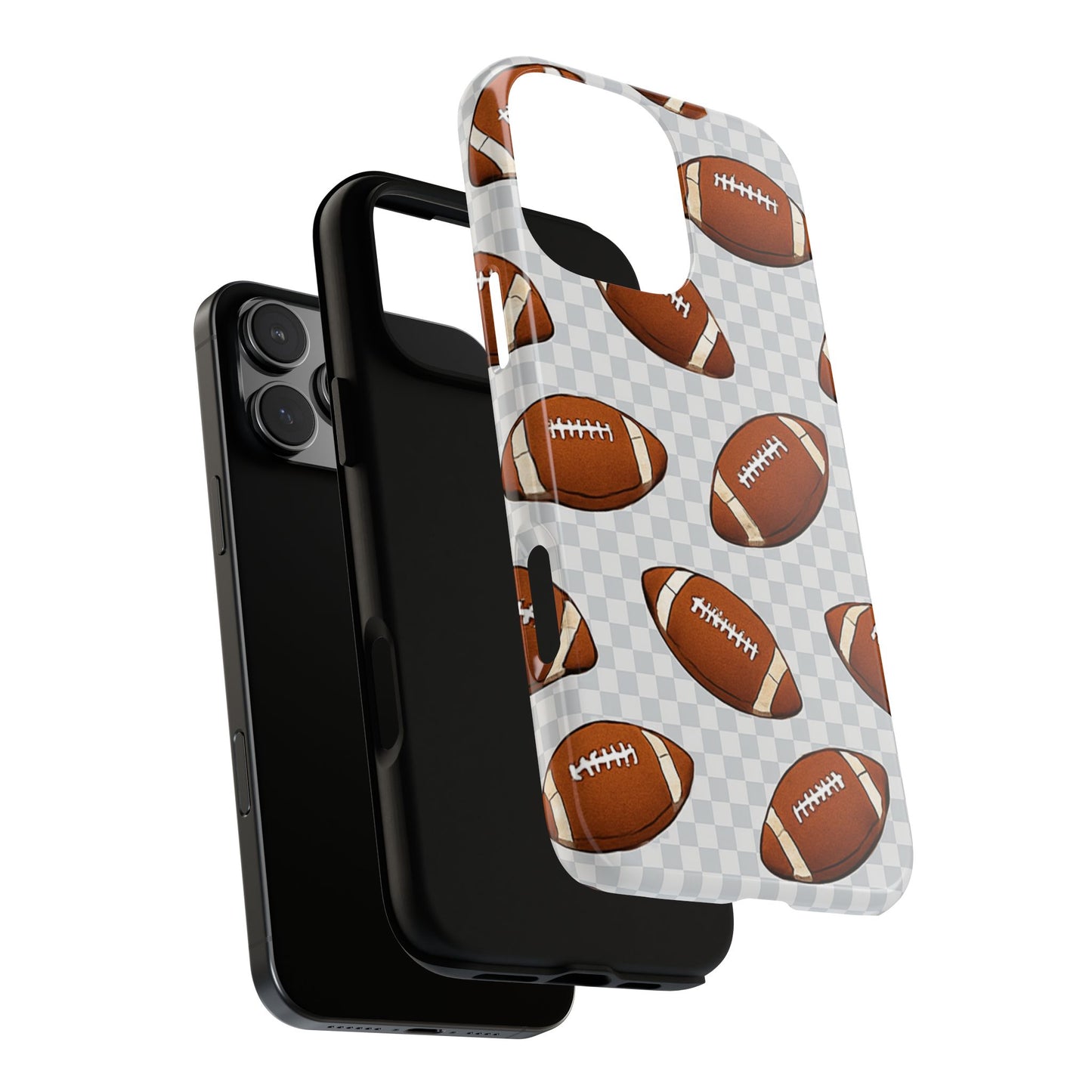 Football Phone Case, Tough Cases for Sports Fans, Unique Gift for Football Lovers, Protective Decor, Athletic Accessories