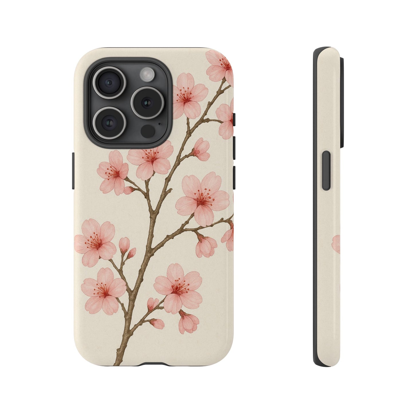 Cherry Blossom Phone Case, Floral Phone Cover, Tough Case for Gifts, Spring Decor, Cute Tech Accessories, Nature Lover's Gift
