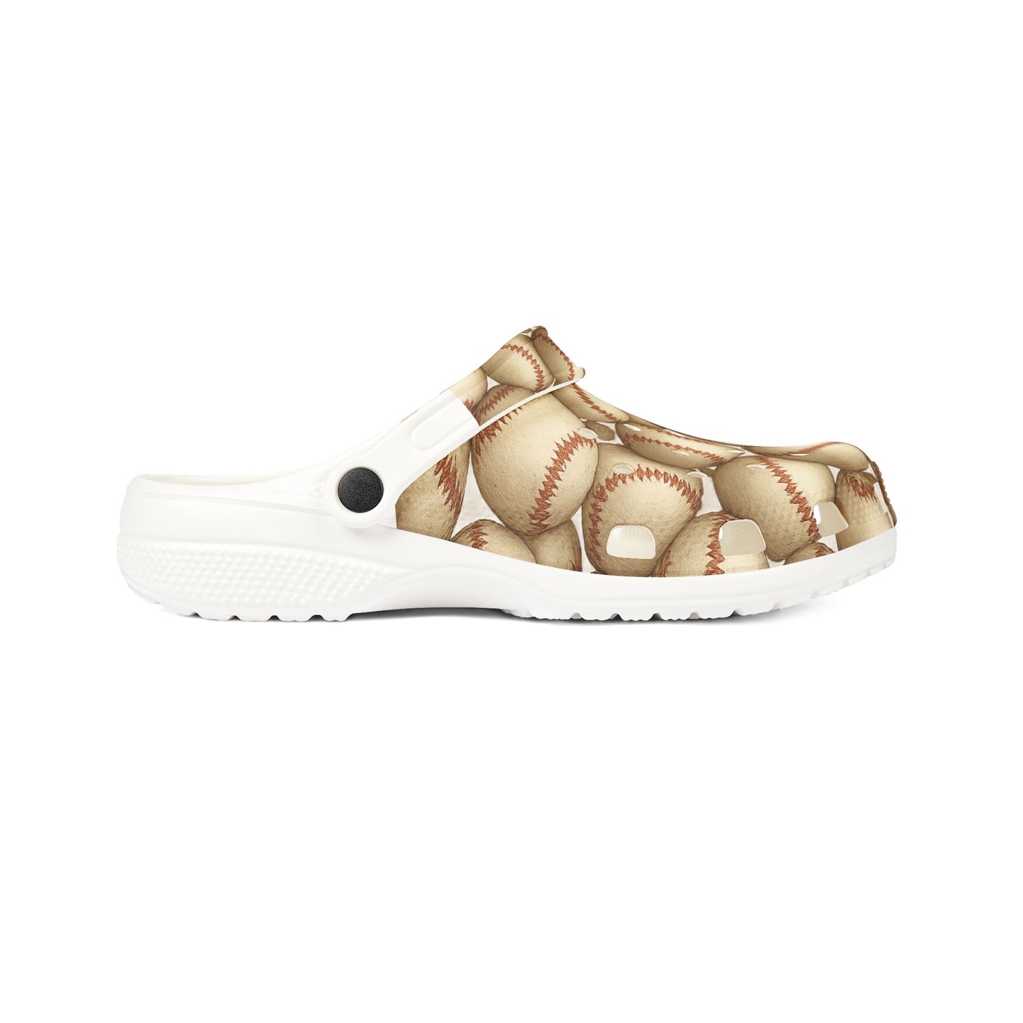 Baseball Print EVA Foam Shoes, Comfortable Clogs, Sports Fan Footwear, Perfect Gift for Athletes, Unique Casual Shoes