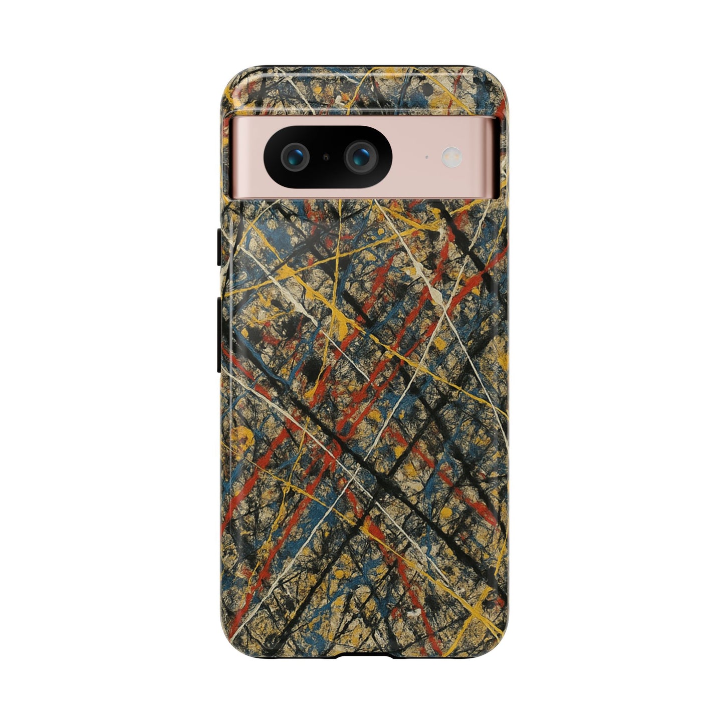 Tough Cases Phone Case - Bold Abstract Design, Stylish Mobile Cover, Unique Gift for Him/Her, Durable Accessory, Trendy Protection