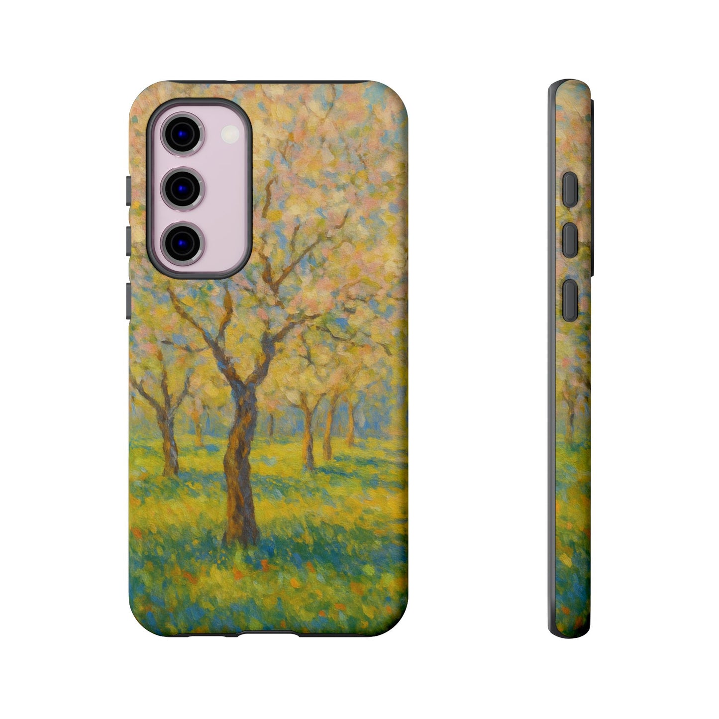Artistic Phone Case, Tough Phone Case, Flower Tree Case, Spring Decor, Unique Phone Cover, Nature Lover Gift