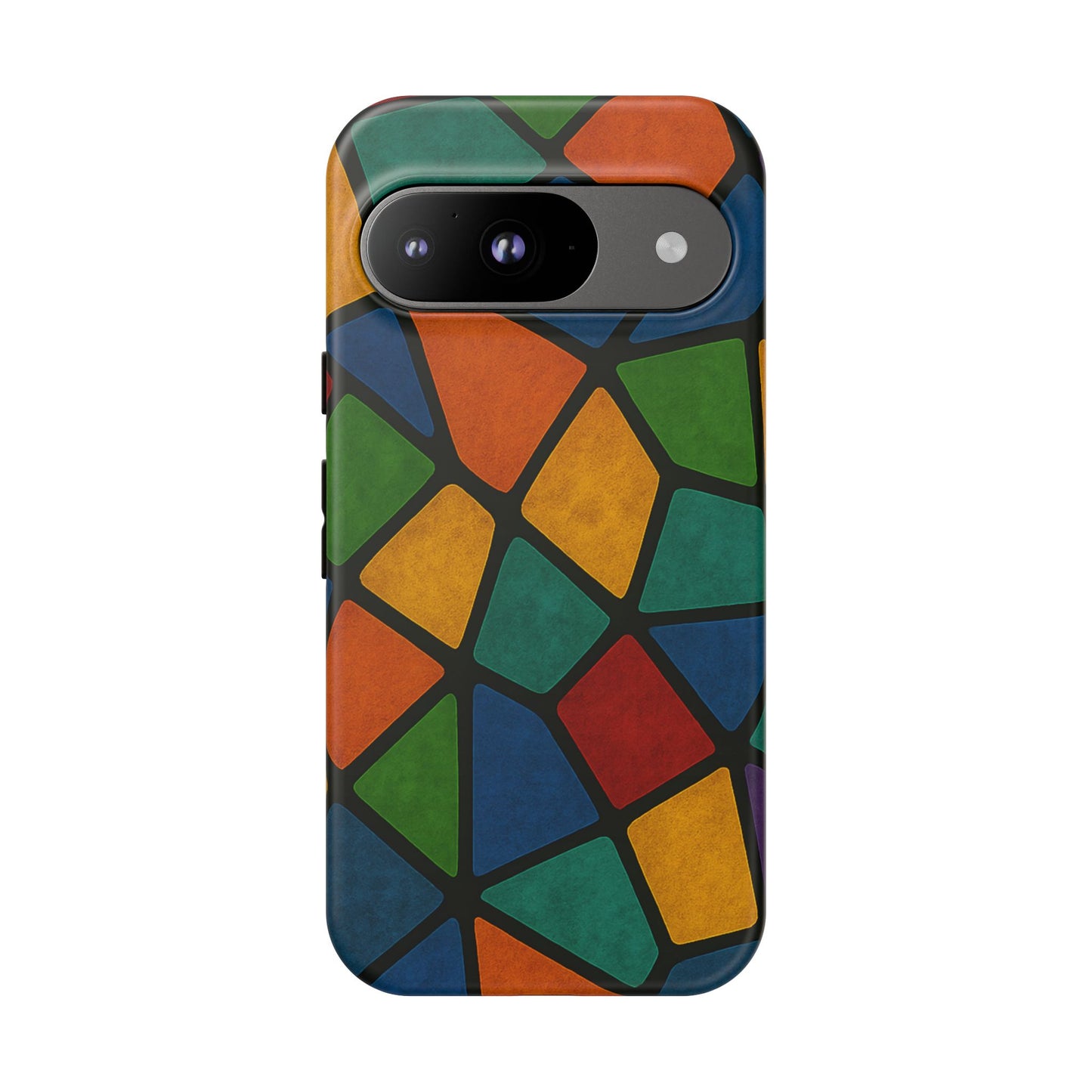 Colorful Mosaic Phone Case, Tough Cell Phone Cover, Vibrant Smartphone Protector, Unique Gift for Weddings, Birthday, Holidays