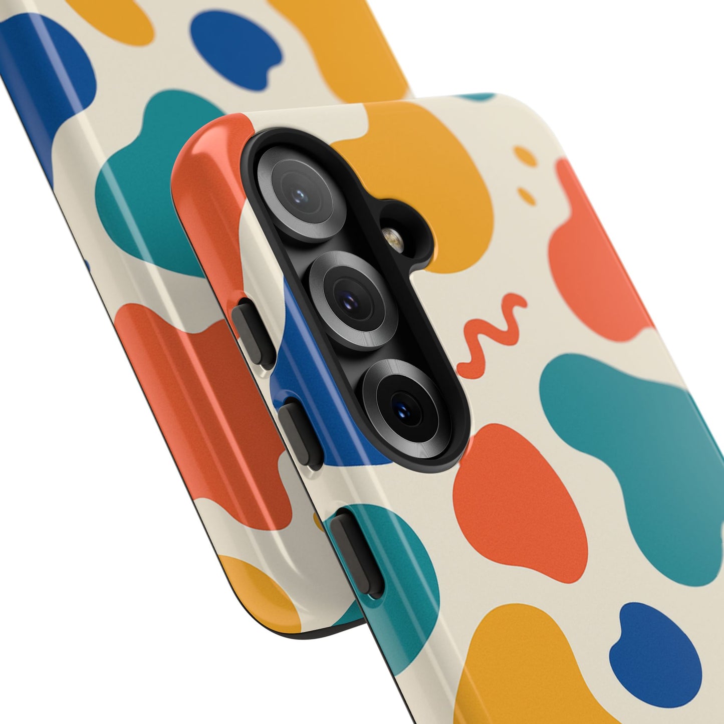 Colorful Phone Case with Abstract Design, Stylish Phone Cover, Trendy Tech Accessory for Her, Unique Gift Idea, Fun Patterned Case