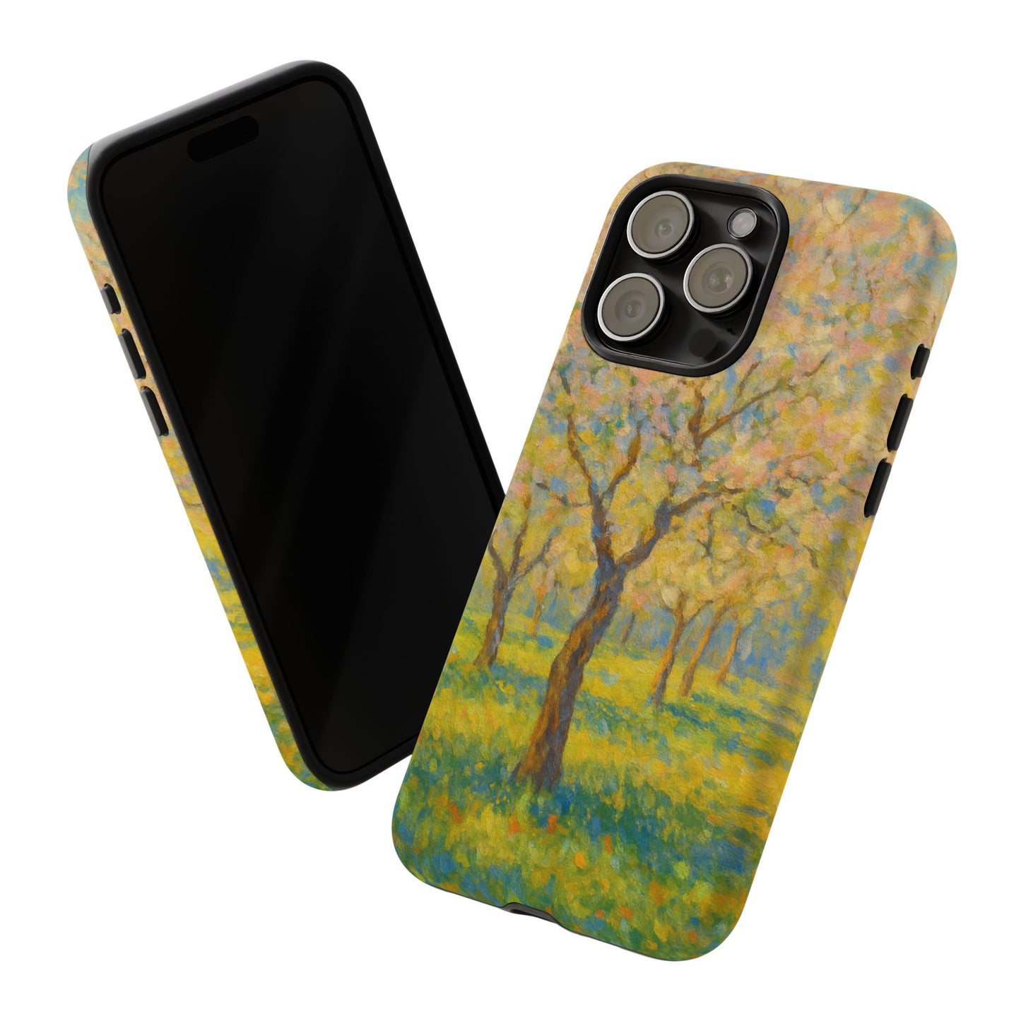 Artistic Phone Case, Tough Phone Case, Flower Tree Case, Spring Decor, Unique Phone Cover, Nature Lover Gift