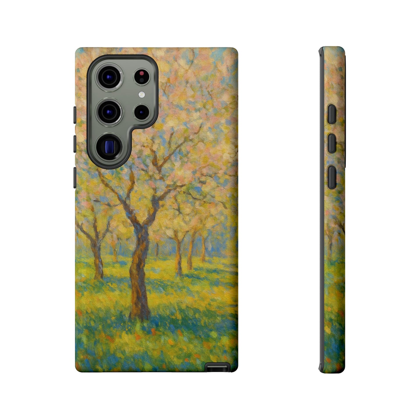 Artistic Phone Case, Tough Phone Case, Flower Tree Case, Spring Decor, Unique Phone Cover, Nature Lover Gift