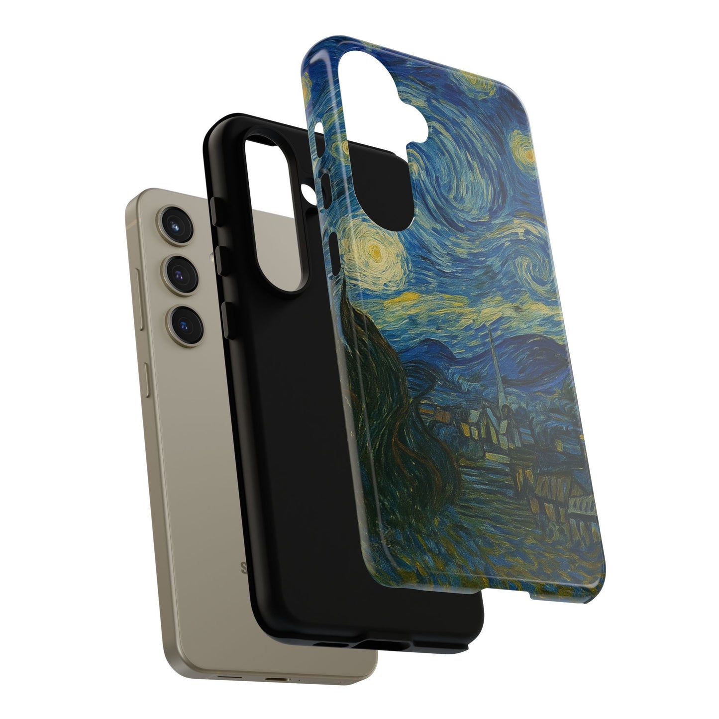 Starry Night Phone Case, Artistic Cell Phone Cover, Gift for Art Lovers, Unique Phone Accessory, Birthday Gift for Him/Her, Tough Cases