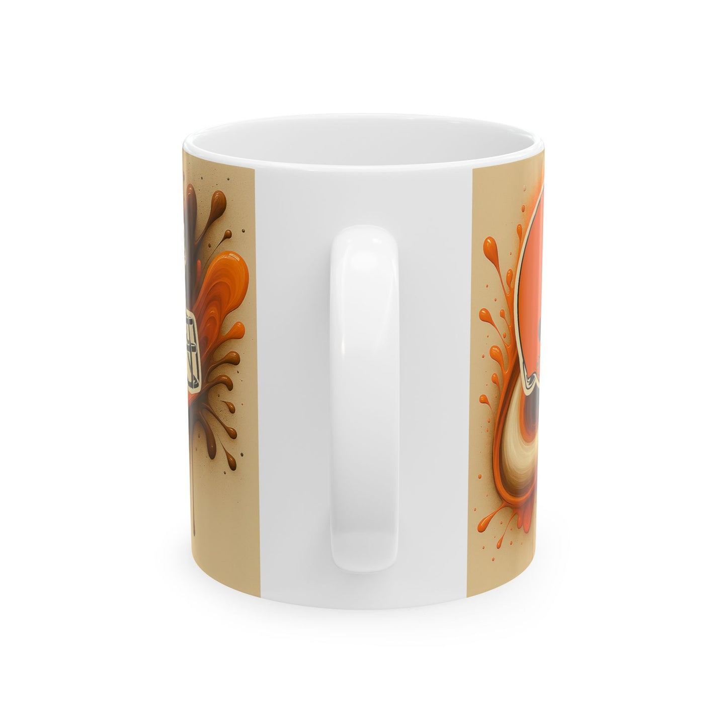 Cleveland Browns Fan Ceramic Mug, 11oz or 15oz, NFL Gift, Sports Coffee Cup, Football Fan Merchandise, Game Day Drinkware