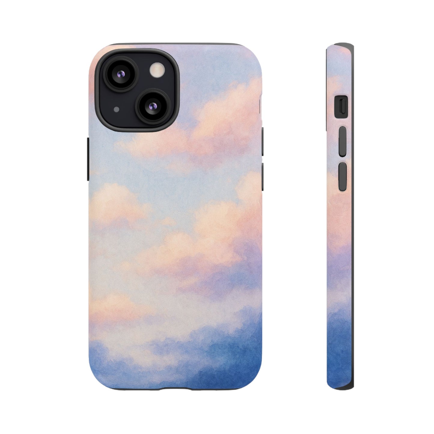 Sky Blue Cloud Phone Case, Tough Phone Cover, Aesthetic Cell Phone Accessory, Gift for Teen, Trendy Tech Protection
