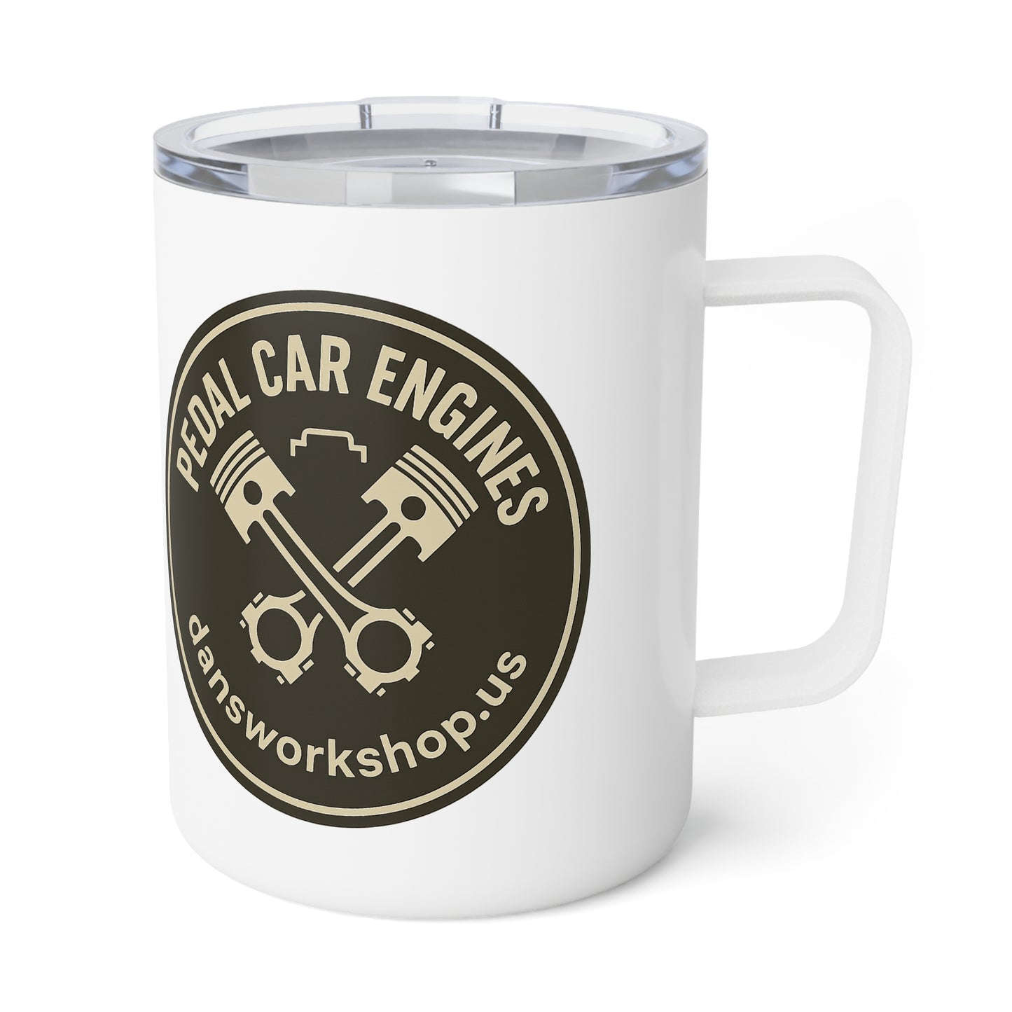 Vintage Car Enthusiast Insulated Coffee Mug | 10oz | Perfect Gift for Mechanics, Fathers Day, Car Shows, Vintage Car Lovers, Travel Mugs