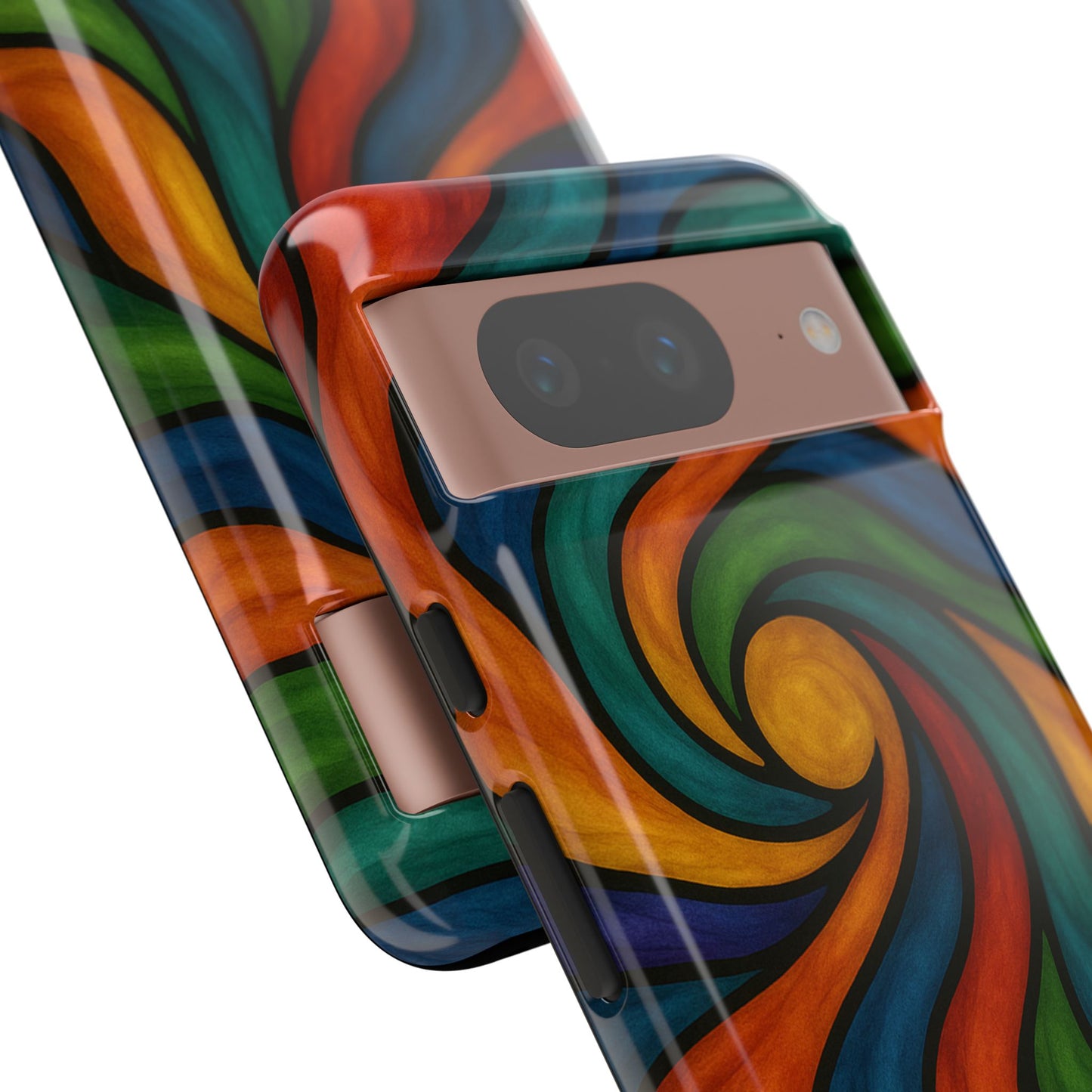 Colorful Swirl Phone Case | Tough Cases, Vibrant Design, Gift for Art Lovers, Funky Case, Unique Phone Accessories