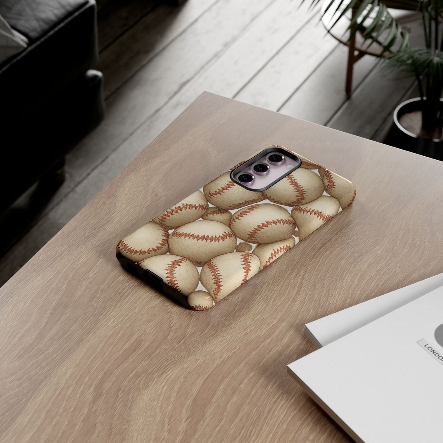 Baseball Phone Case, Tough Cases for Sports Fans, Custom iPhone Cover, Unique Gift for Baseball Lovers, Durable Protection