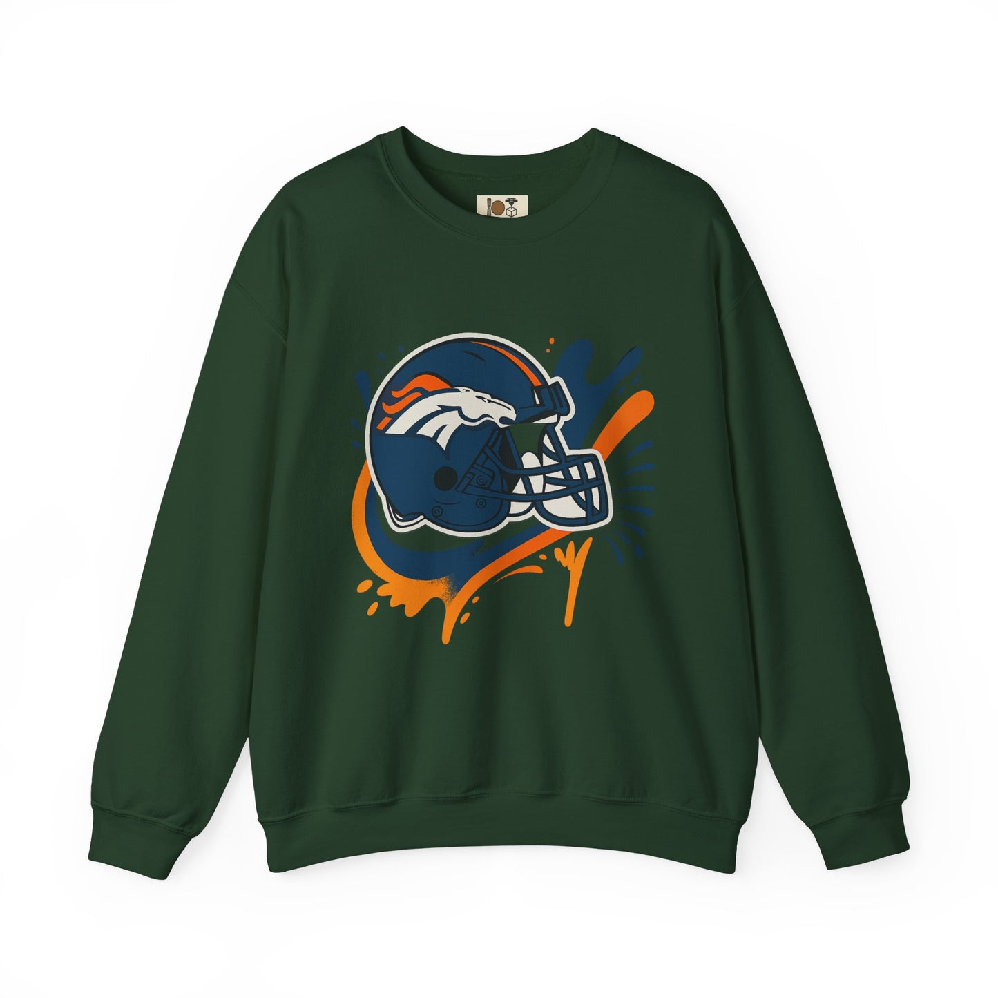 Denver Broncos Crewneck Sweatshirt, Football Fan Gear, Unisex Sports Apparel, Game Day Outfit, Perfect Gift for Fans