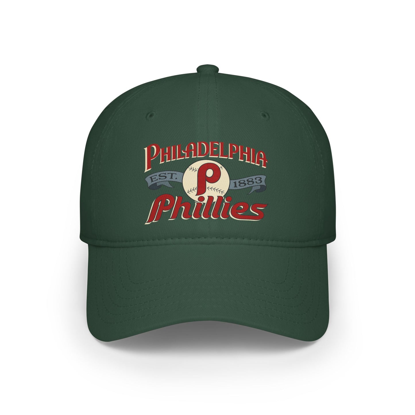 Philadelphia Phillies Low Profile Baseball Cap, Sporty Hat, Gift for Baseball Fans, Casual Summer Accessories, Team Spirit Wear