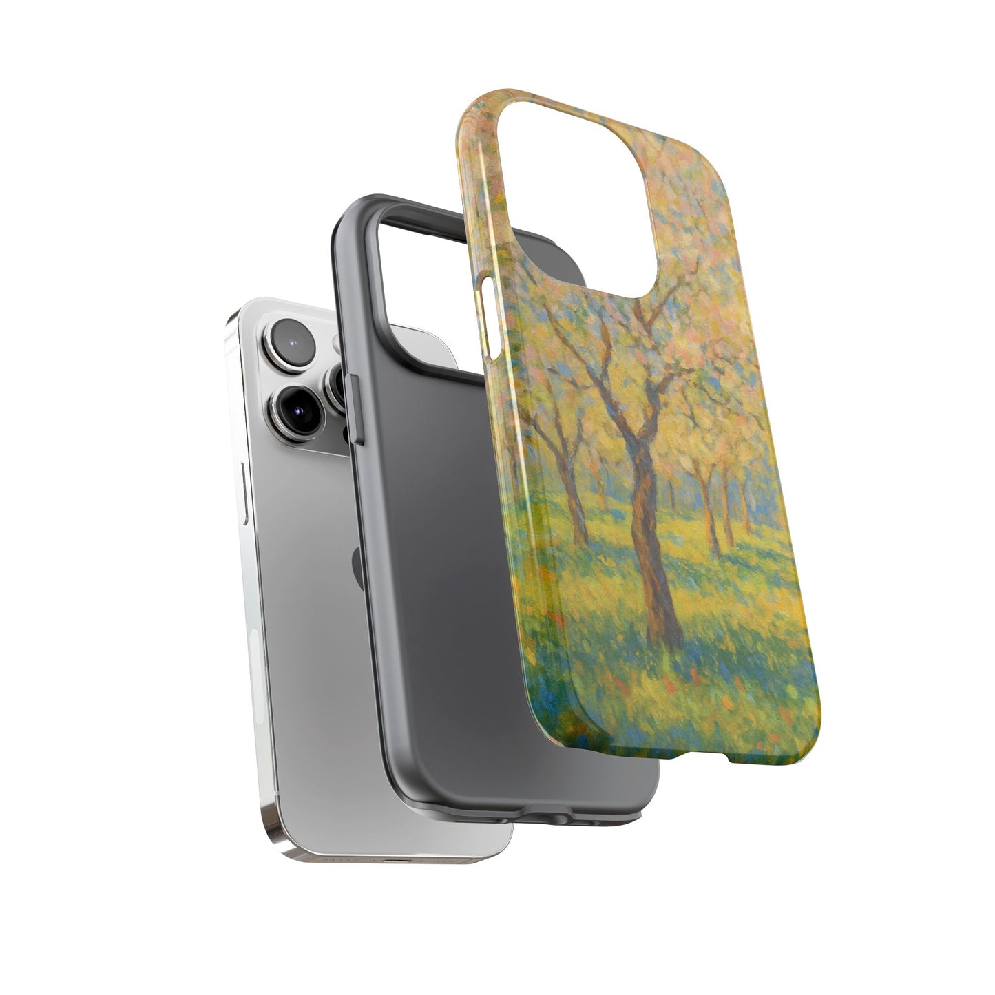 Artistic Phone Case, Tough Phone Case, Flower Tree Case, Spring Decor, Unique Phone Cover, Nature Lover Gift