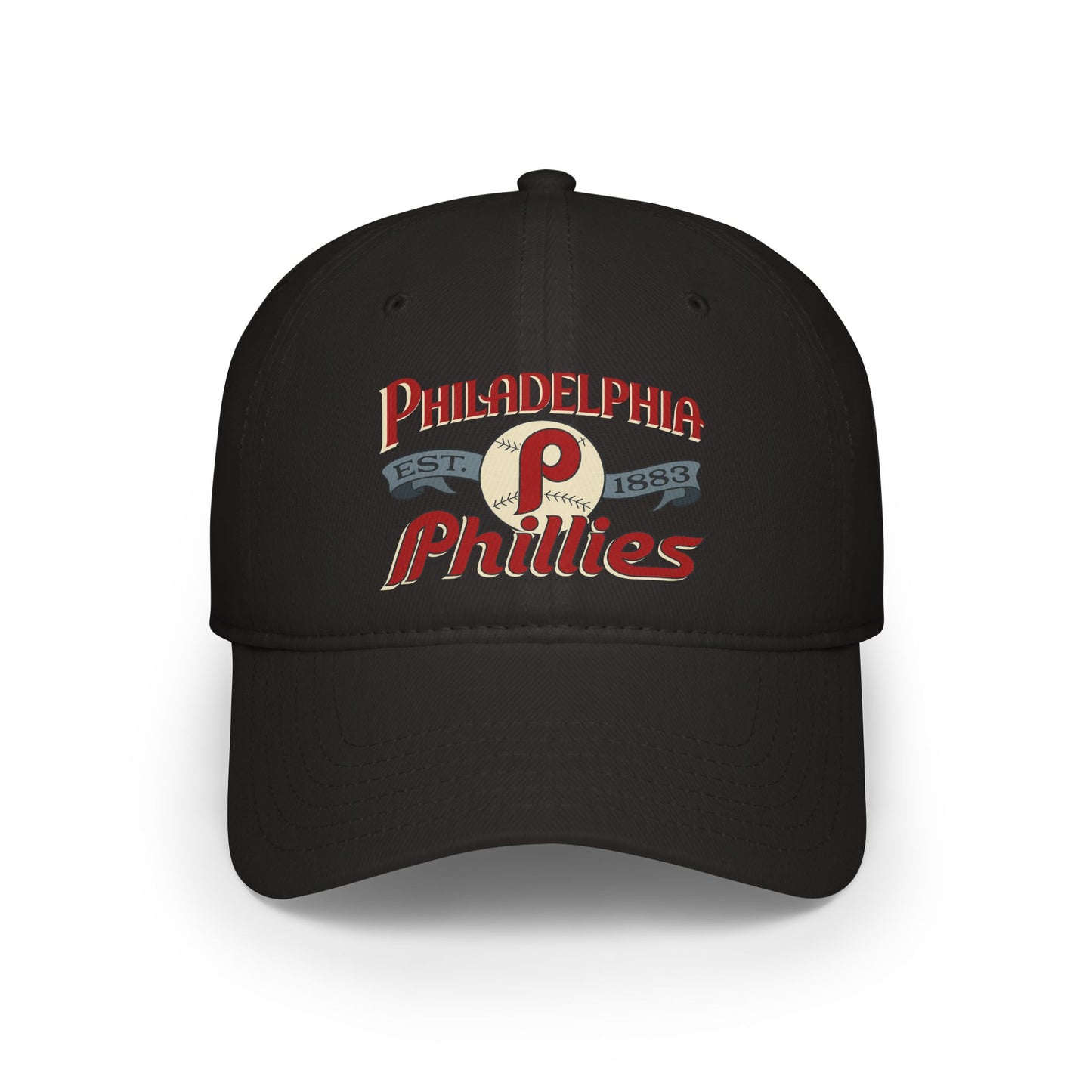 Philadelphia Phillies Low Profile Baseball Cap, Sporty Hat, Gift for Baseball Fans, Casual Summer Accessories, Team Spirit Wear