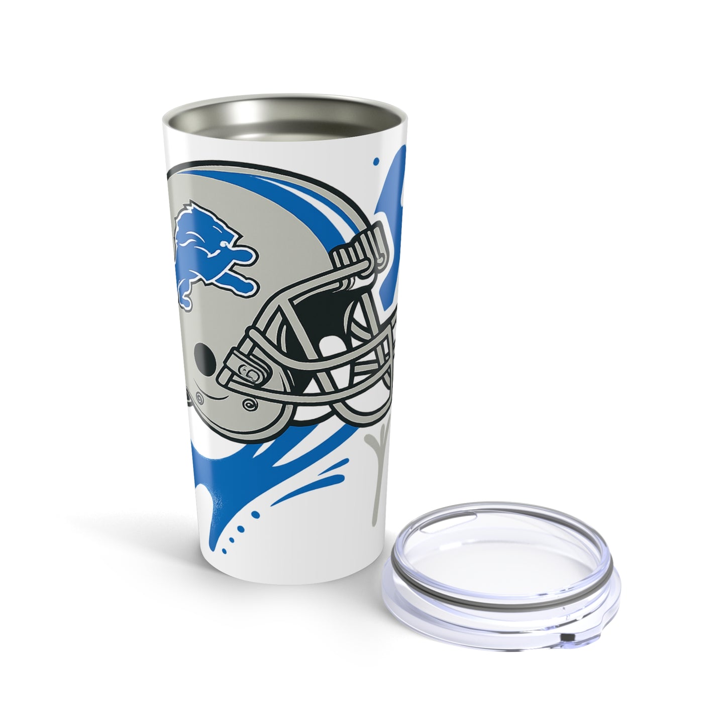 Detroit Lions 20oz Tumbler - Perfect for Game Day, Sports Fans, Gifts for Him, Team Spirit, Travel Mug