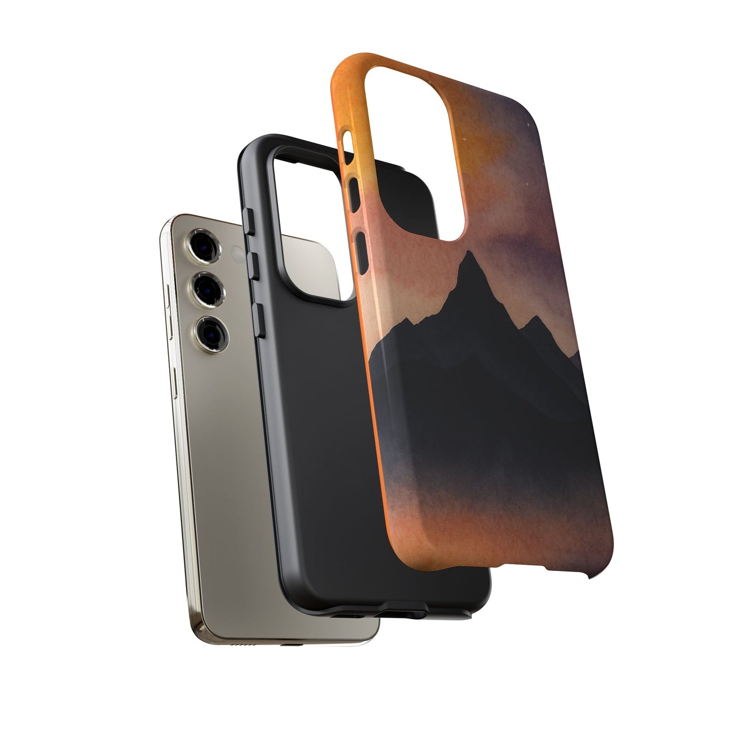 Mountain Sunset Phone Case, Nature Lover's Gift, Adventure Phone Cover, Unique Cellphone Accessories, Outdoor Enthusiast Decor