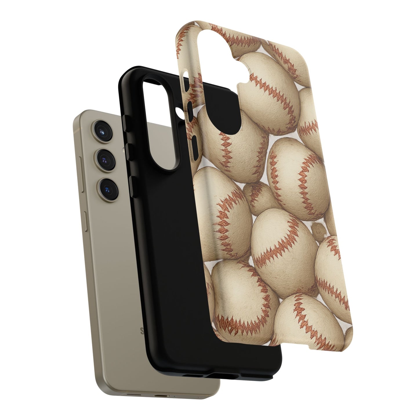 Baseball Phone Case, Tough Cases for Sports Fans, Custom iPhone Cover, Unique Gift for Baseball Lovers, Durable Protection