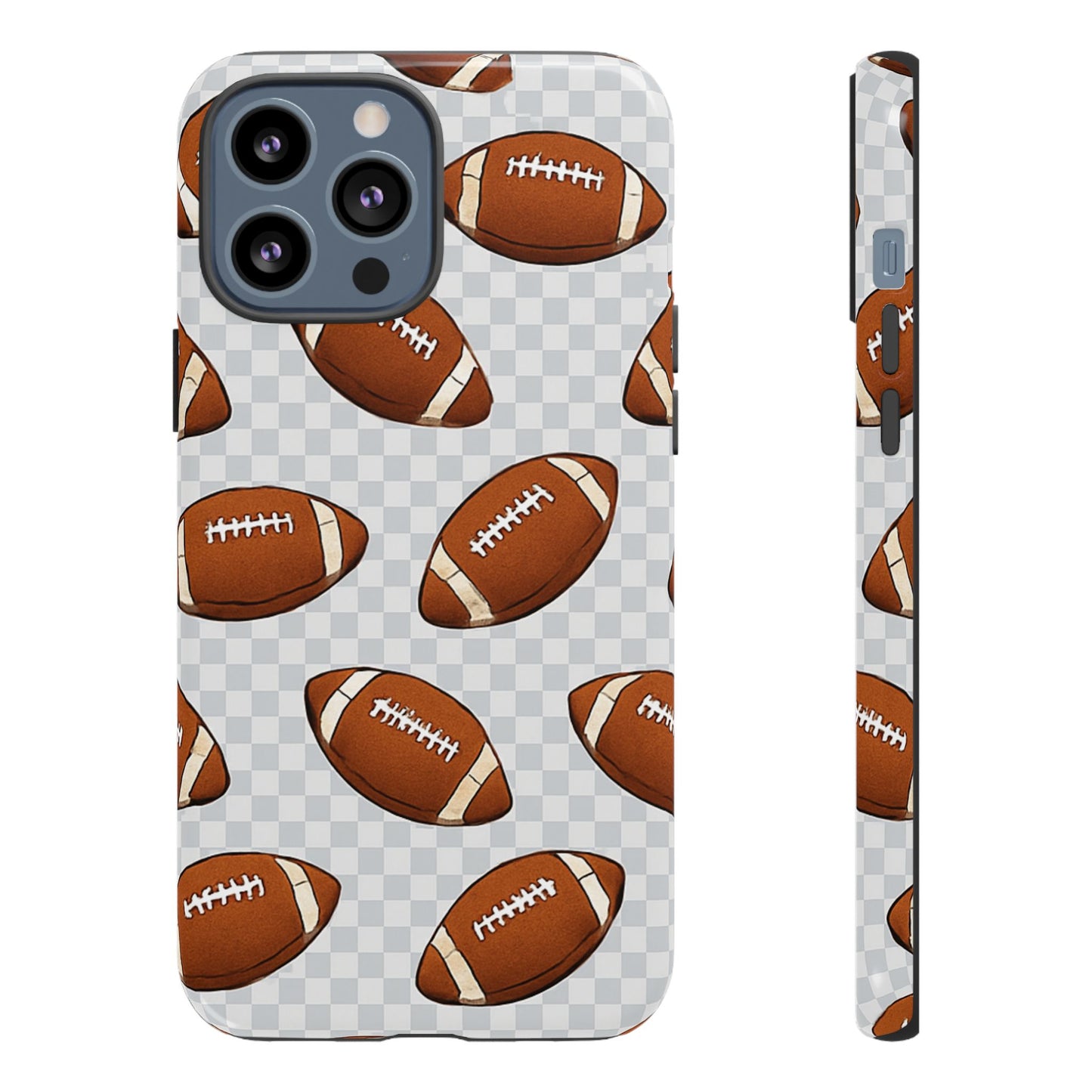 Football Phone Case, Tough Cases for Sports Fans, Unique Gift for Football Lovers, Protective Decor, Athletic Accessories