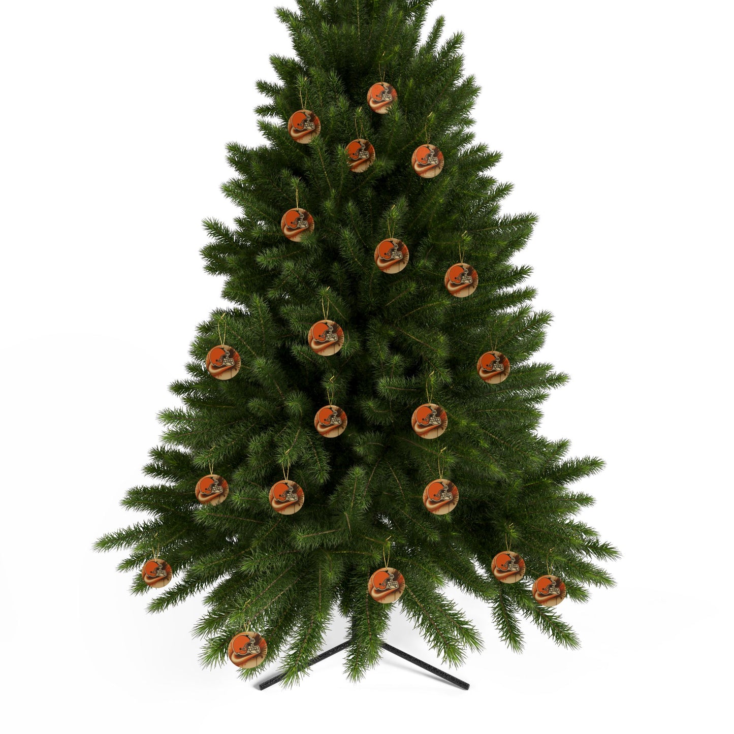 Cleveland Browns Ceramic Ornaments, Football Christmas Decor, Team Spirit Ornaments, Holiday Gifts for Fans, Sports Tree Decor
