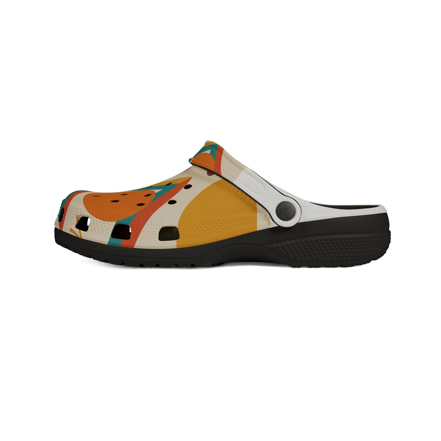 Vibrant EVA Foam Rubber Clogs, Fun Slip-On Shoes, Colorful Patterned Footwear, Casual Summer Shoes, Unique Garden Clogs