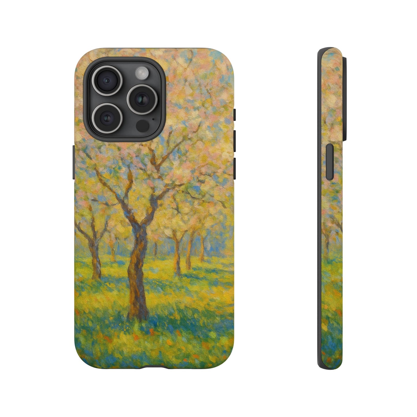 Artistic Phone Case, Tough Phone Case, Flower Tree Case, Spring Decor, Unique Phone Cover, Nature Lover Gift