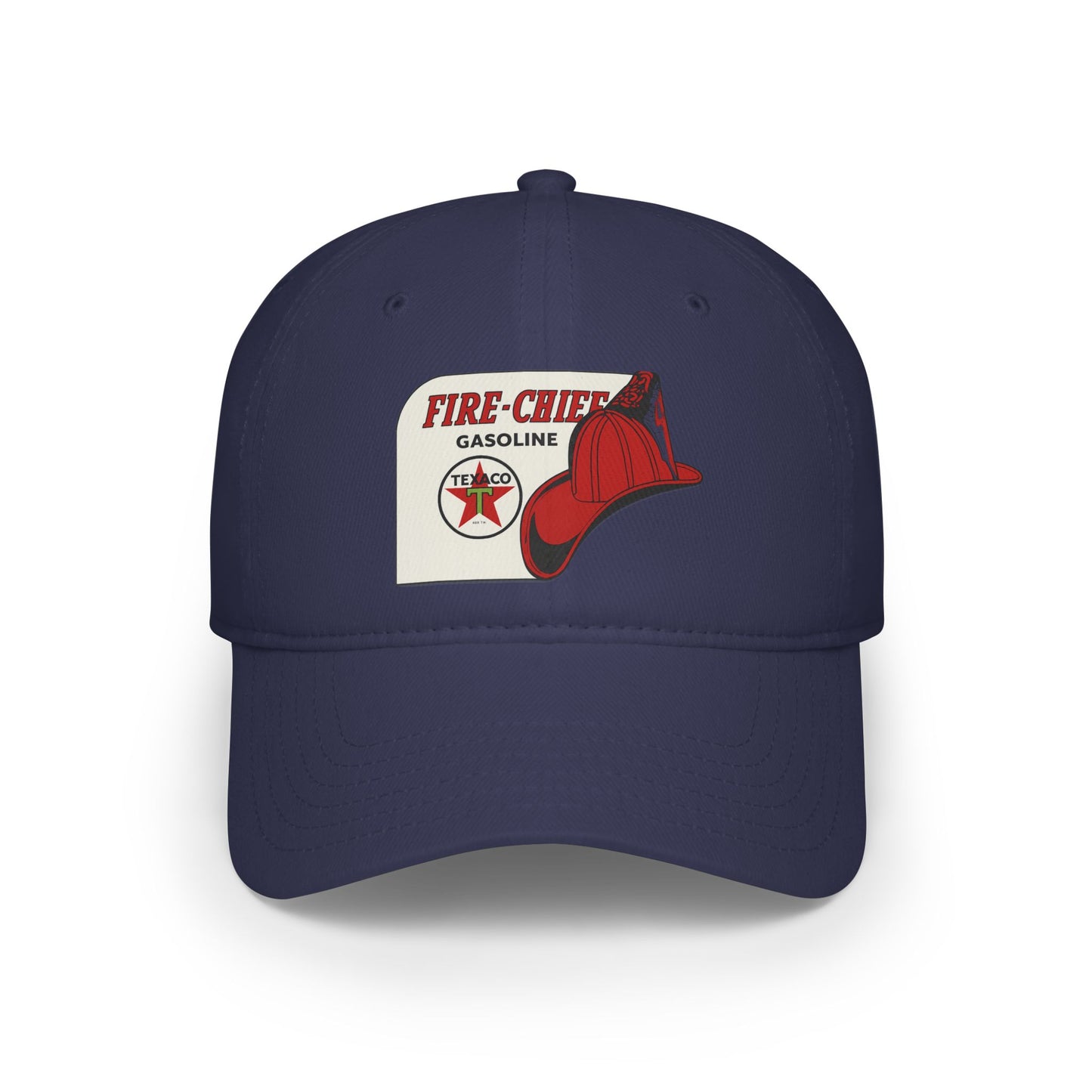 Vintage Fire Chief Baseball Cap, Ideal for Firefighters, Red Hat, Gasoline Logo Cap, Unique Gift for Men and Women
