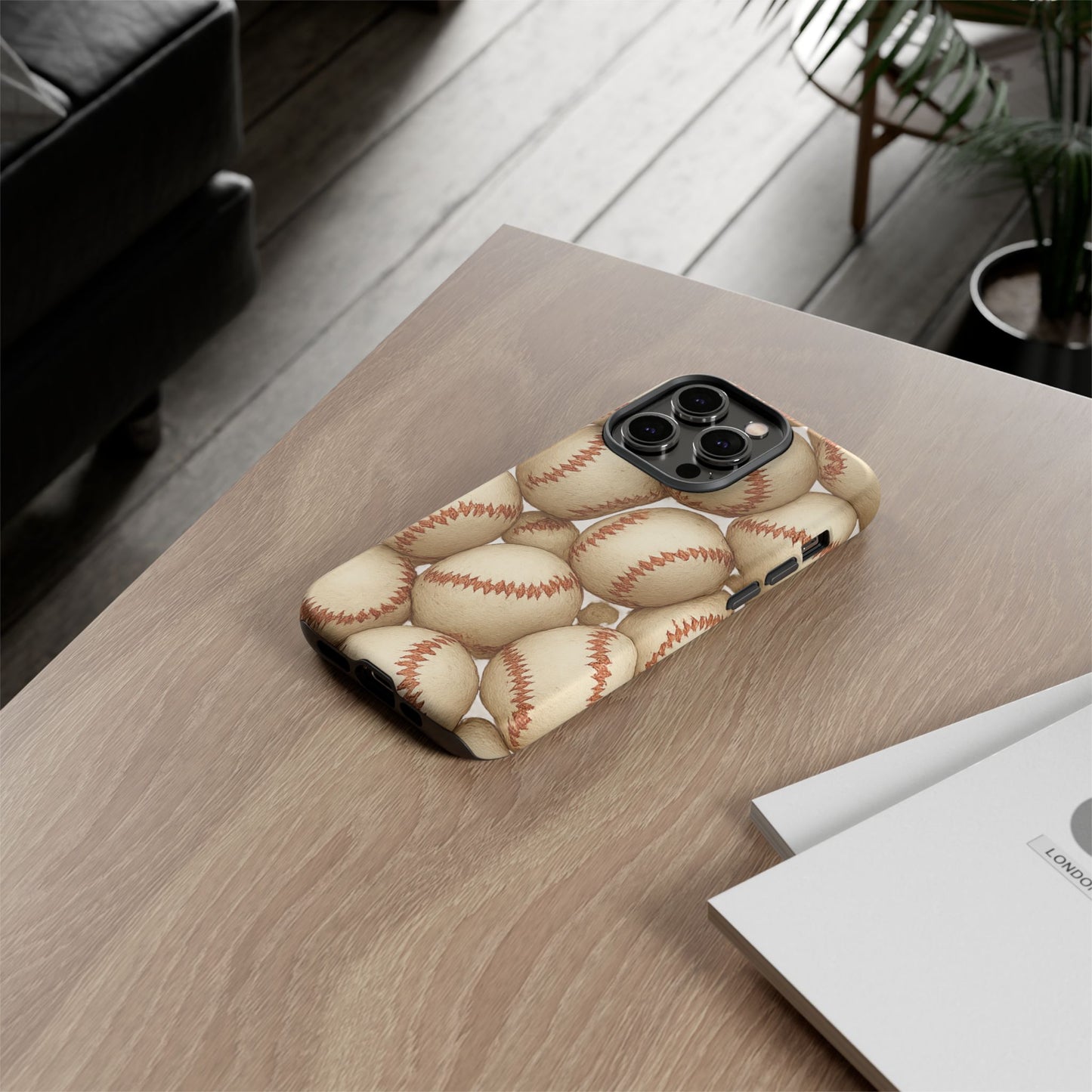 Baseball Phone Case, Tough Cases for Sports Fans, Custom iPhone Cover, Unique Gift for Baseball Lovers, Durable Protection