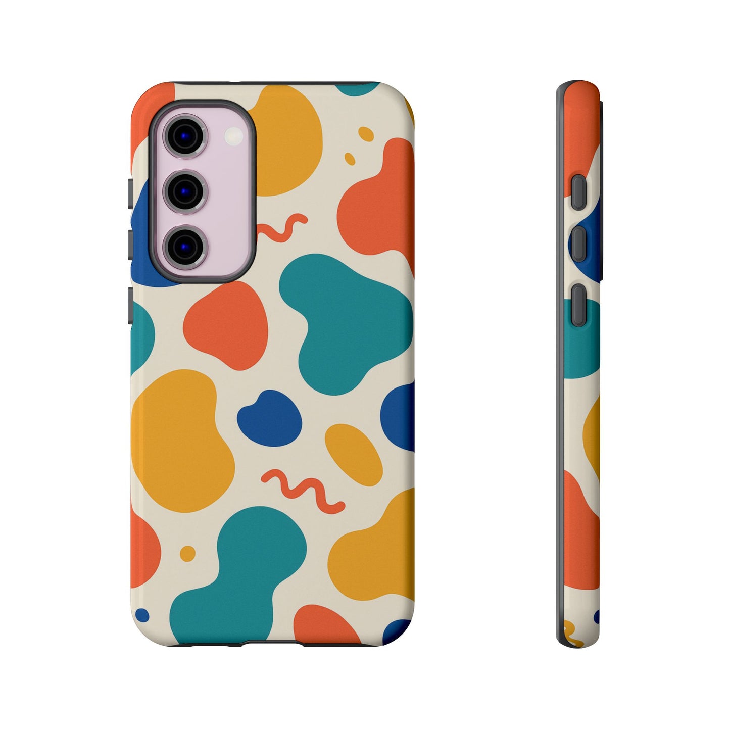 Colorful Phone Case with Abstract Design, Stylish Phone Cover, Trendy Tech Accessory for Her, Unique Gift Idea, Fun Patterned Case