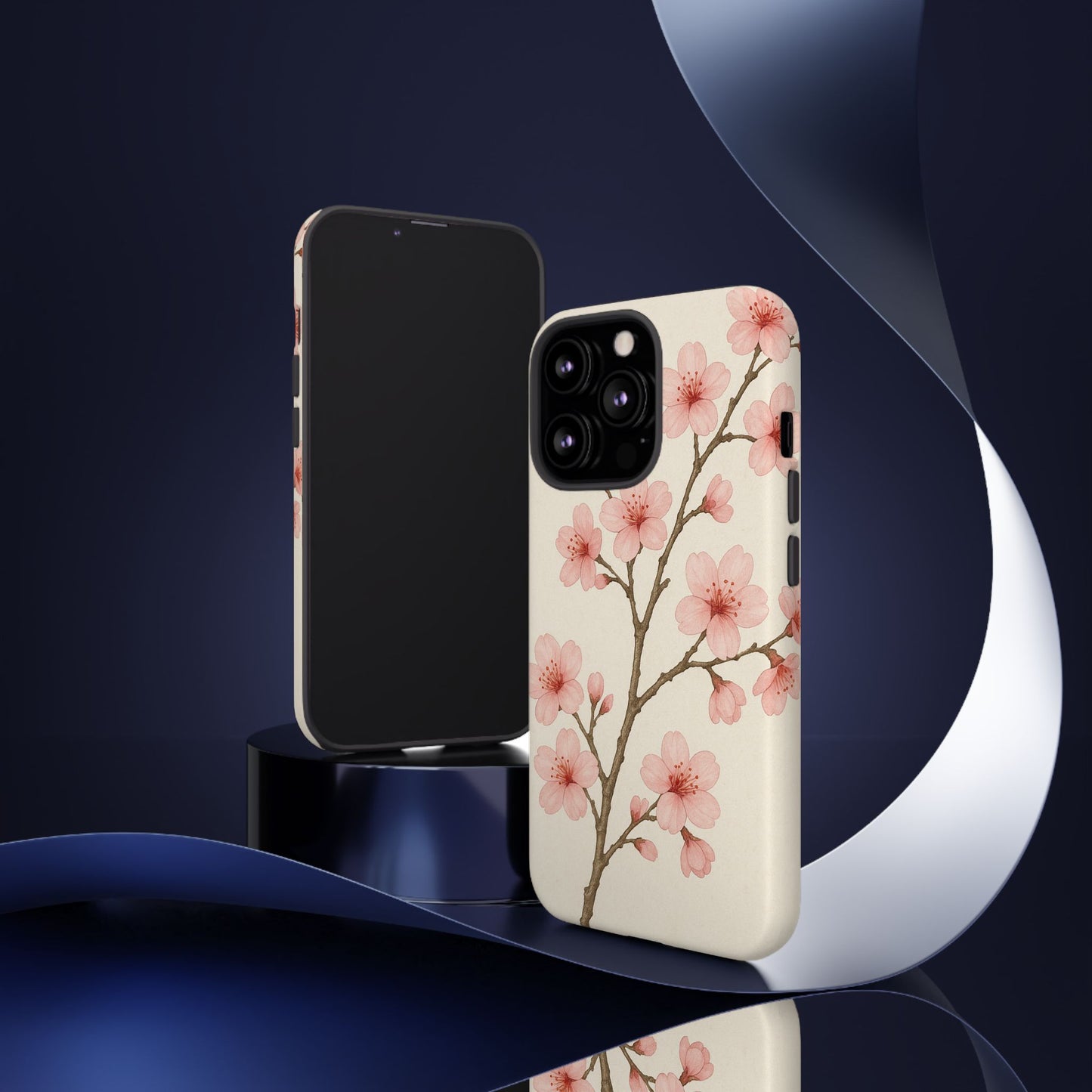 Cherry Blossom Phone Case, Floral Phone Cover, Tough Case for Gifts, Spring Decor, Cute Tech Accessories, Nature Lover's Gift