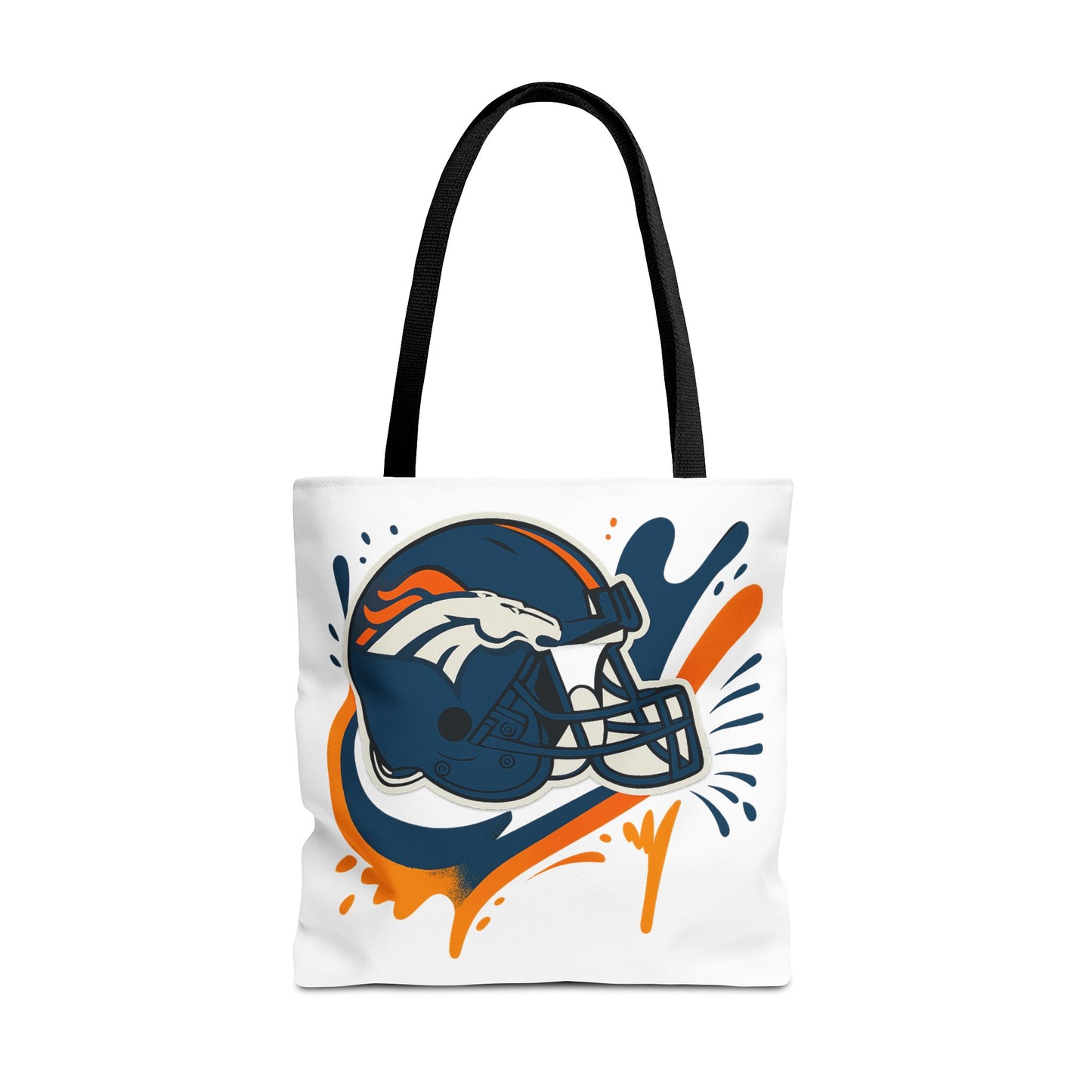 Denver Broncos Sports Tote Bag, Game Day Tote, Football Fan Gift, NFL Accessories, Team Spirit Bag, AOP Design