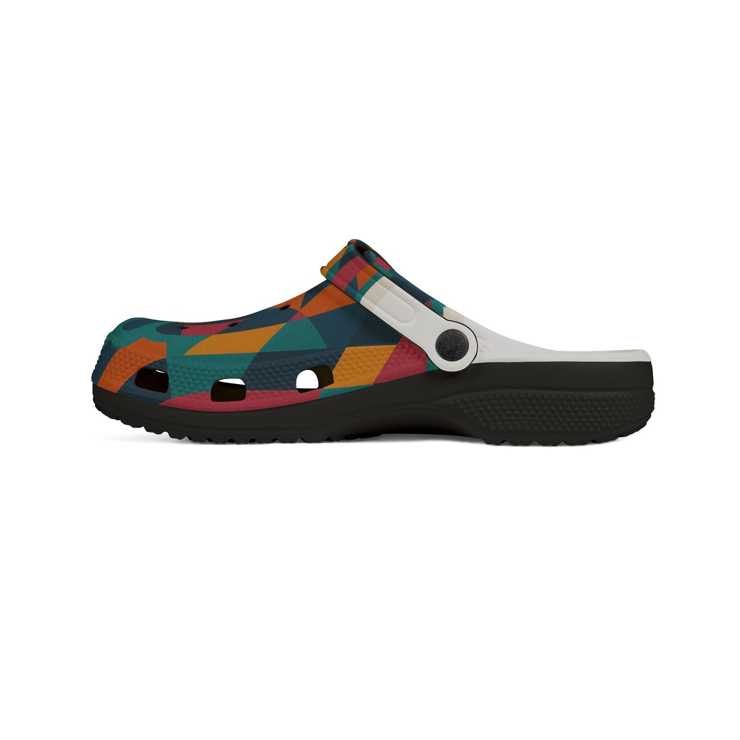 Vibrant Patterned Clogs - Fun EVA Foam Shoes for Comfort and Style, Summer Footwear, Festival Shoes, Colorful Garden Clogs, Unique Slide Ons