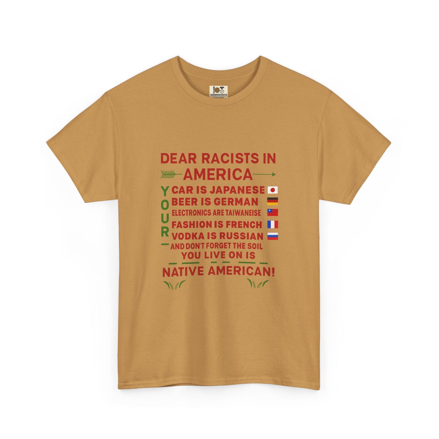 Cultural Awareness Tee, Unisex Heavy Cotton Tee, Anti-Racist Shirt, Social Justice Clothing, Statement T-Shirt, Gift for Activists