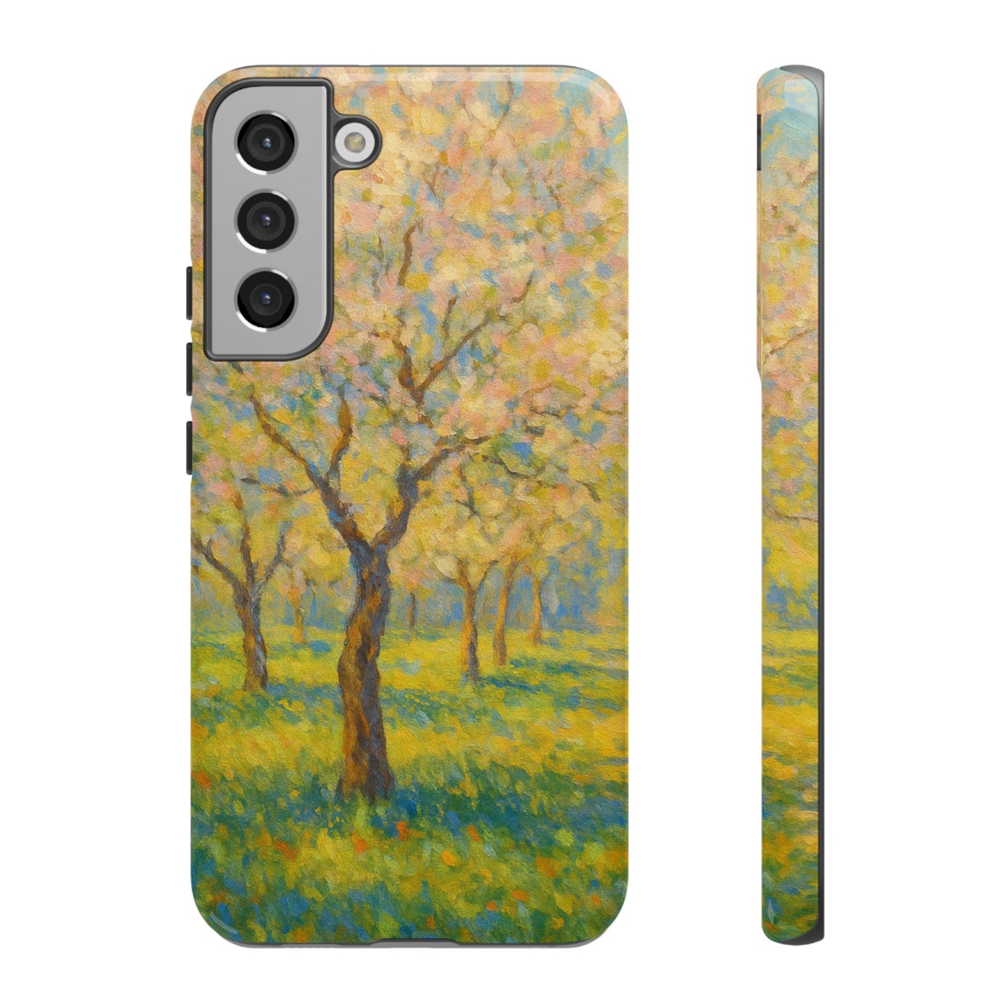 Artistic Phone Case, Tough Phone Case, Flower Tree Case, Spring Decor, Unique Phone Cover, Nature Lover Gift