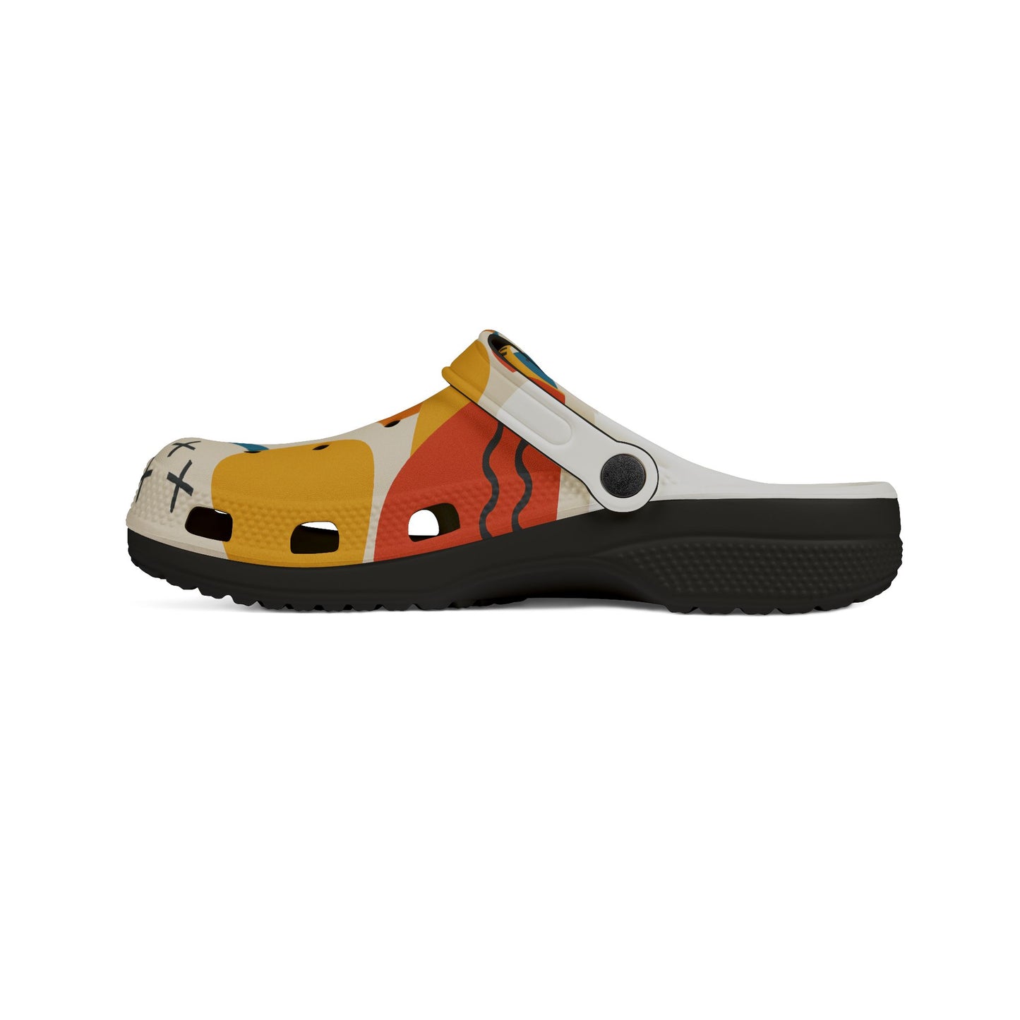 Colorful Patterned EVA Foam Clogs, Stylish Slip-On Shoes, Casual Footwear, Summer Accessories, Unique Gift Idea
