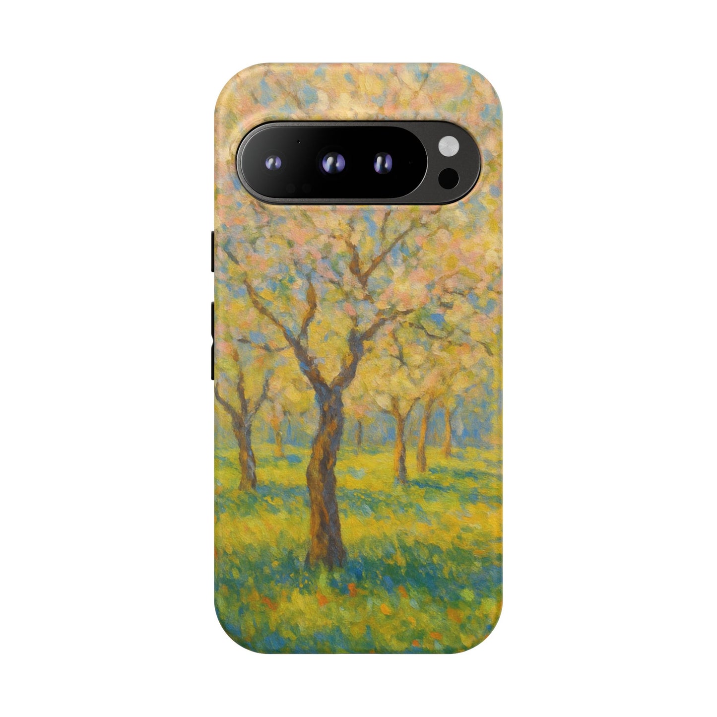 Artistic Phone Case, Tough Phone Case, Flower Tree Case, Spring Decor, Unique Phone Cover, Nature Lover Gift